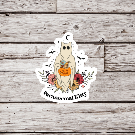 Paranormal Kitty Sticker