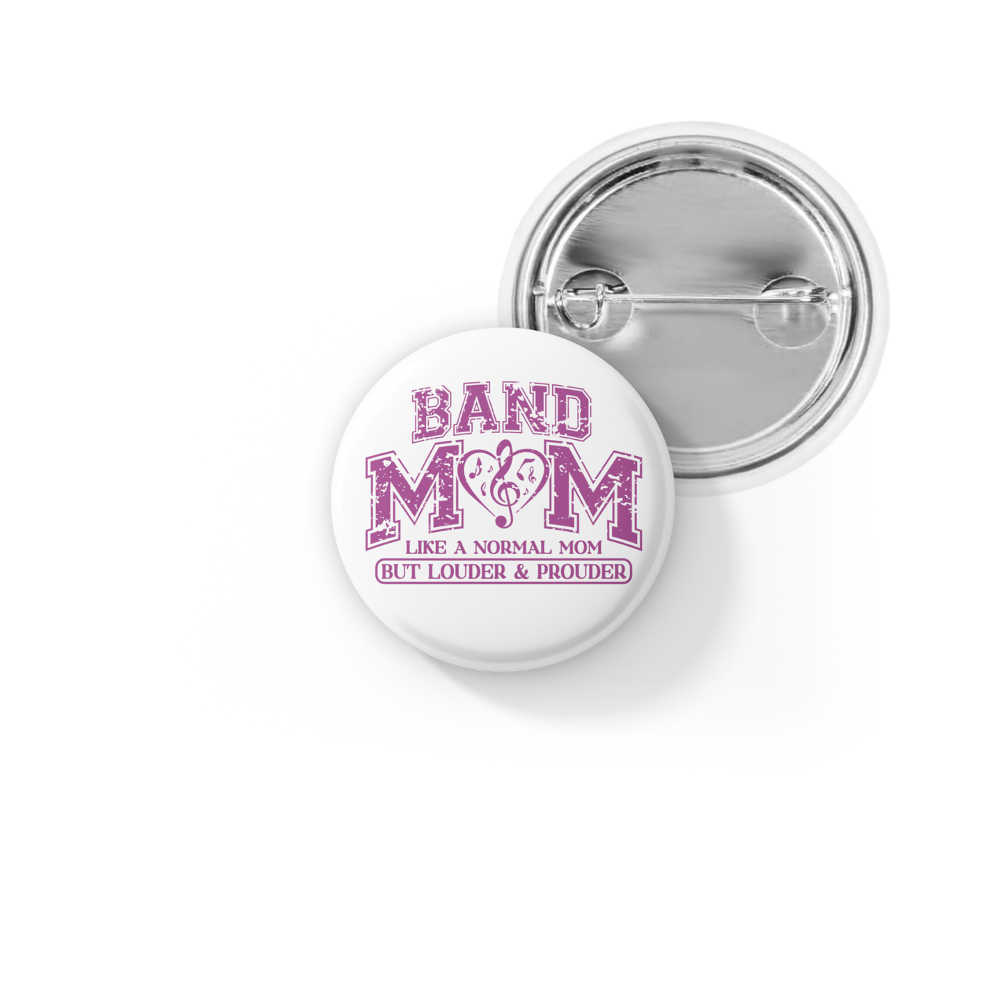 Band Mom Pin Back Button, Magnet