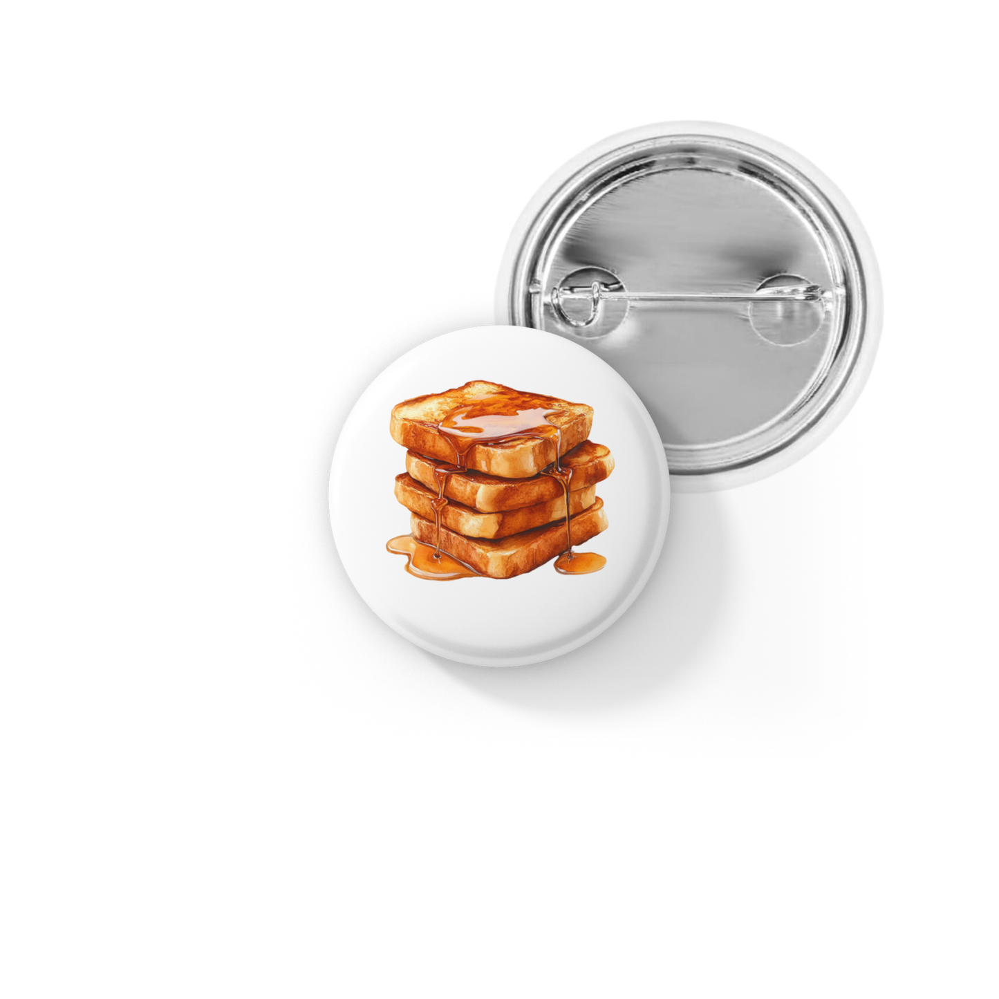 French Toast Pin Back Button, Magnet