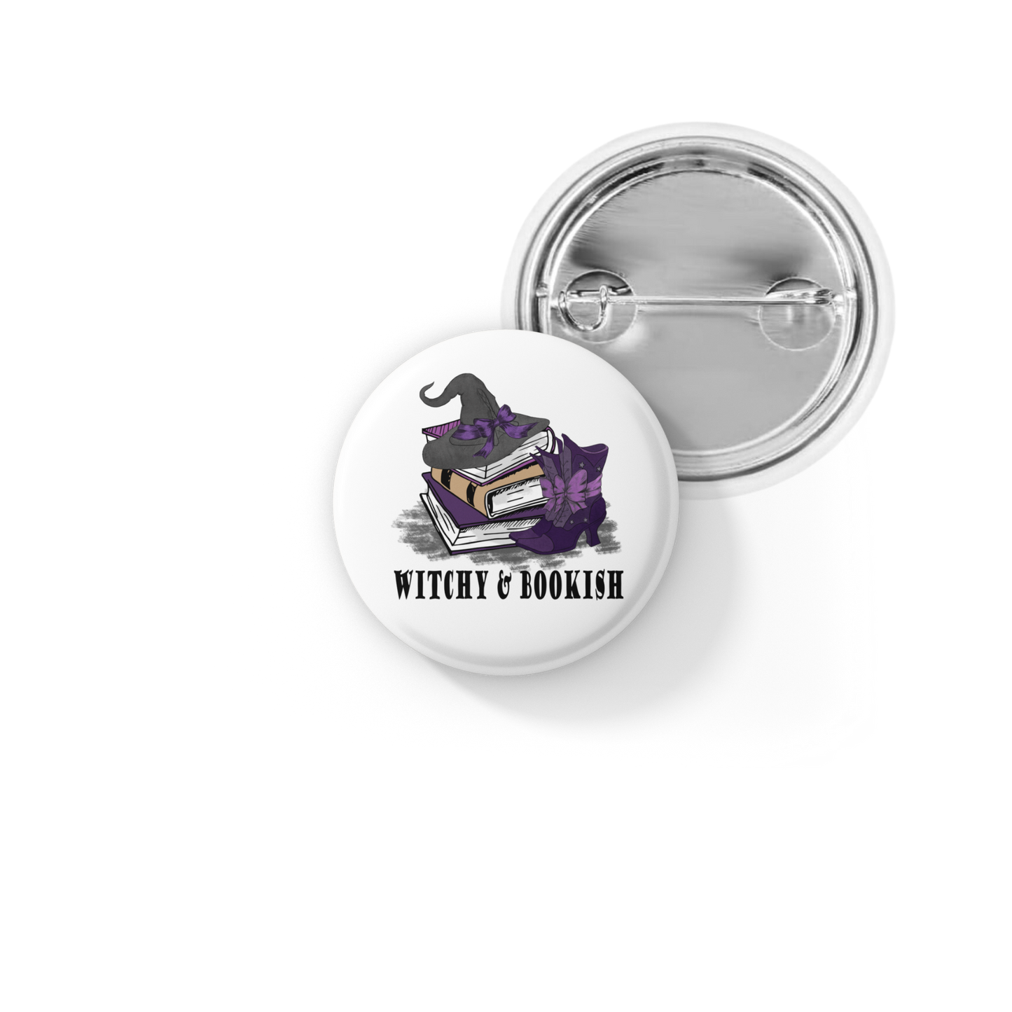 Witchy & Bookish Pin Back Button, Magnet