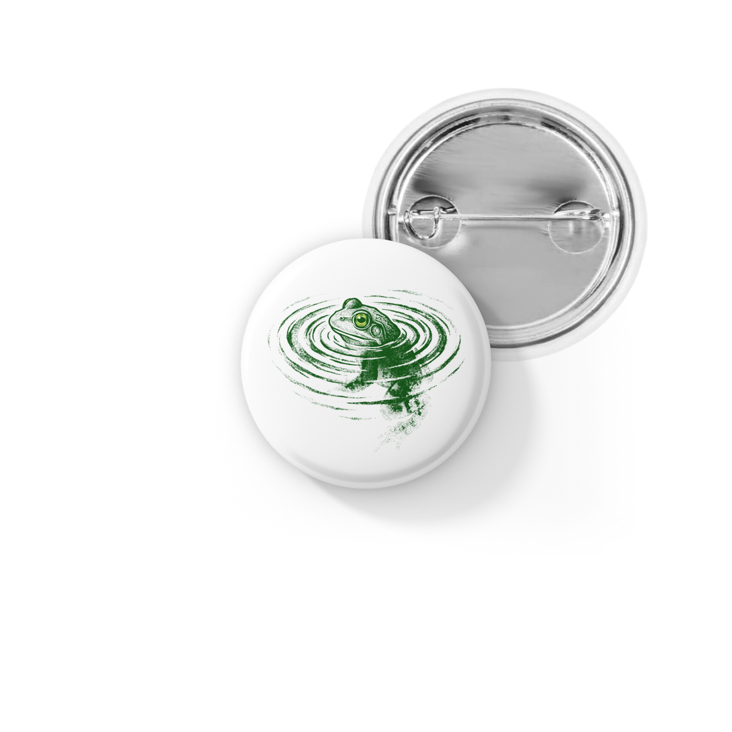 Frog Pin Back Button, Magnet