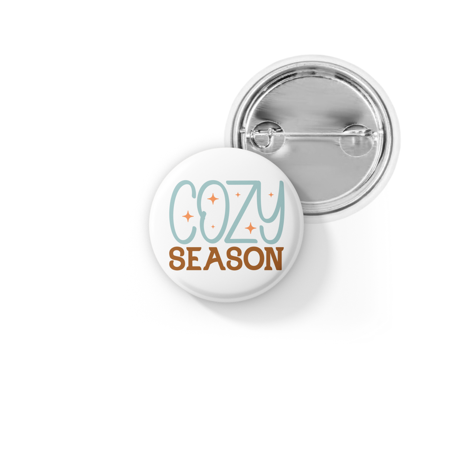 Cozy Season Pin Back Button, Magnet