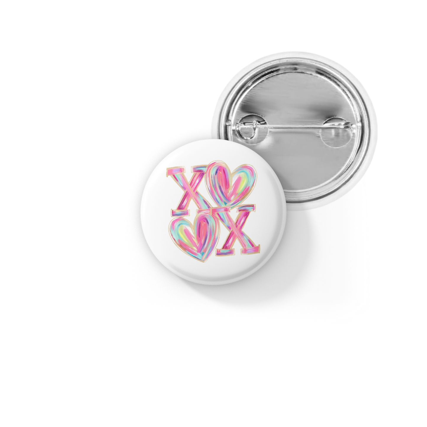 XOXO Pin Back Button, Magnet