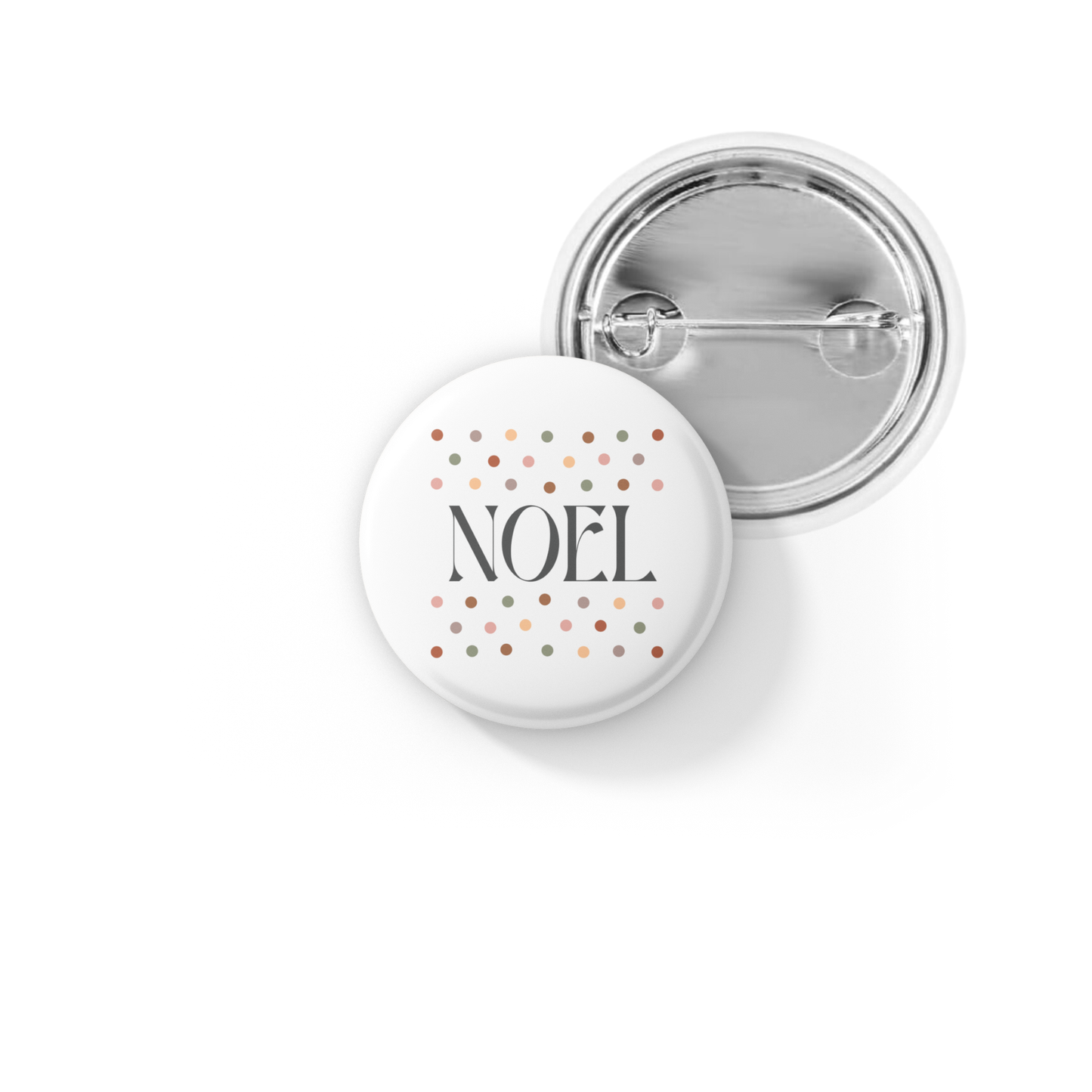 Noel Pin Back Button, Magnet