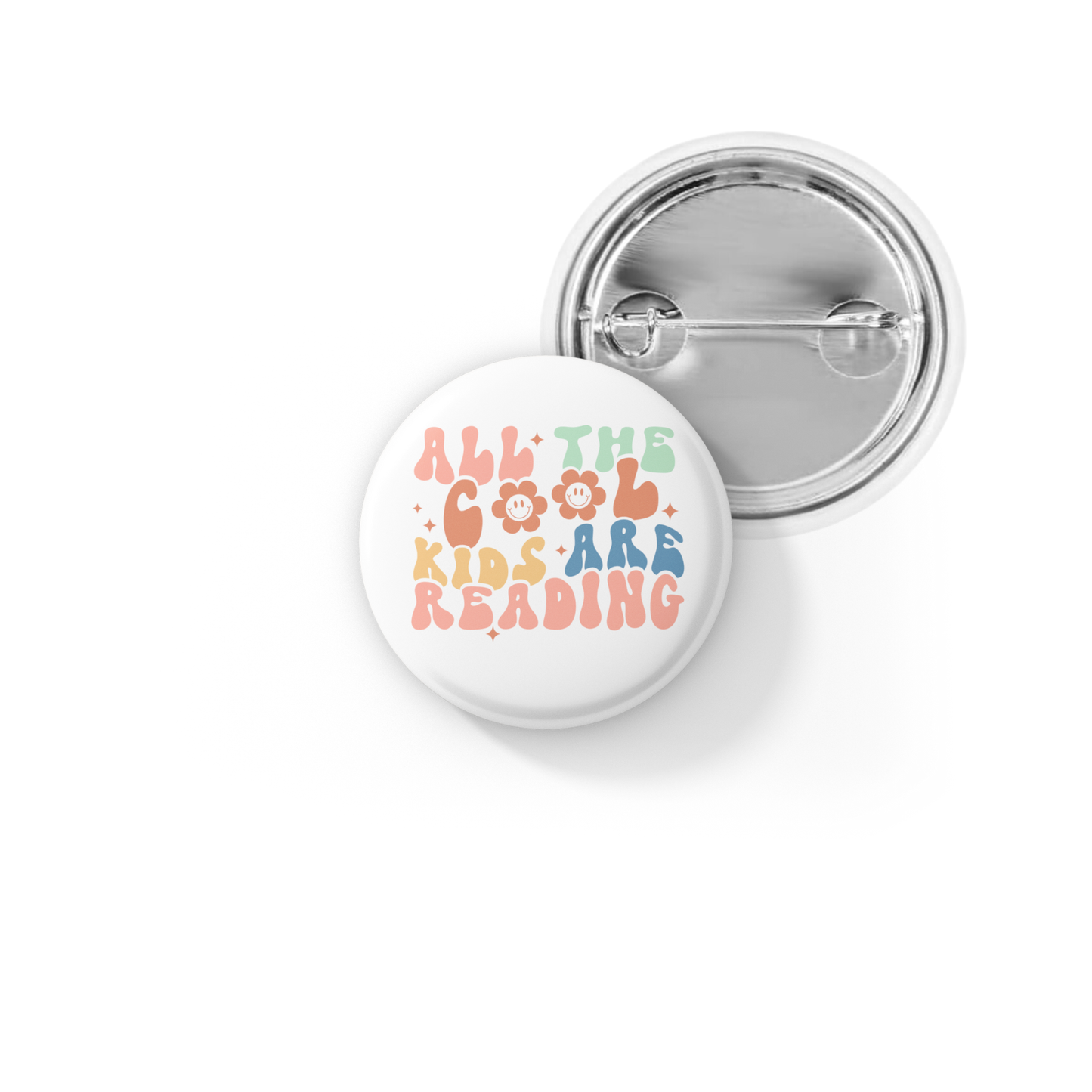 All The Cool Kids Are Reading Pin Back Button, Magnet