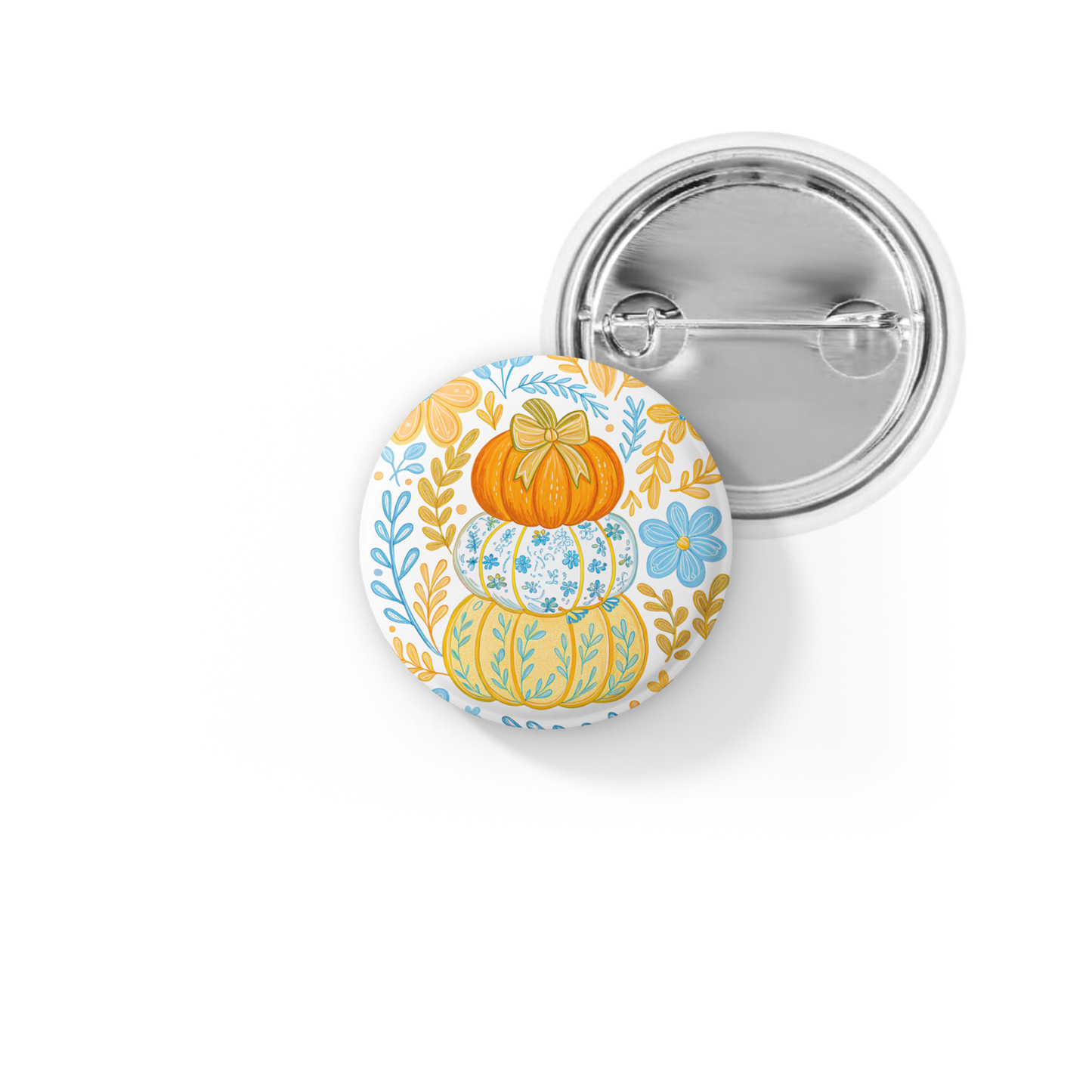 Pumpkins Pin Back Button, Magnet