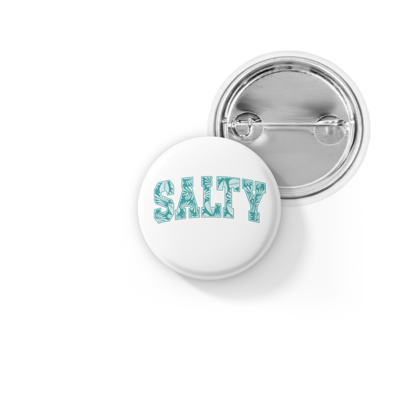 Salty Pin Back Button, Magnet