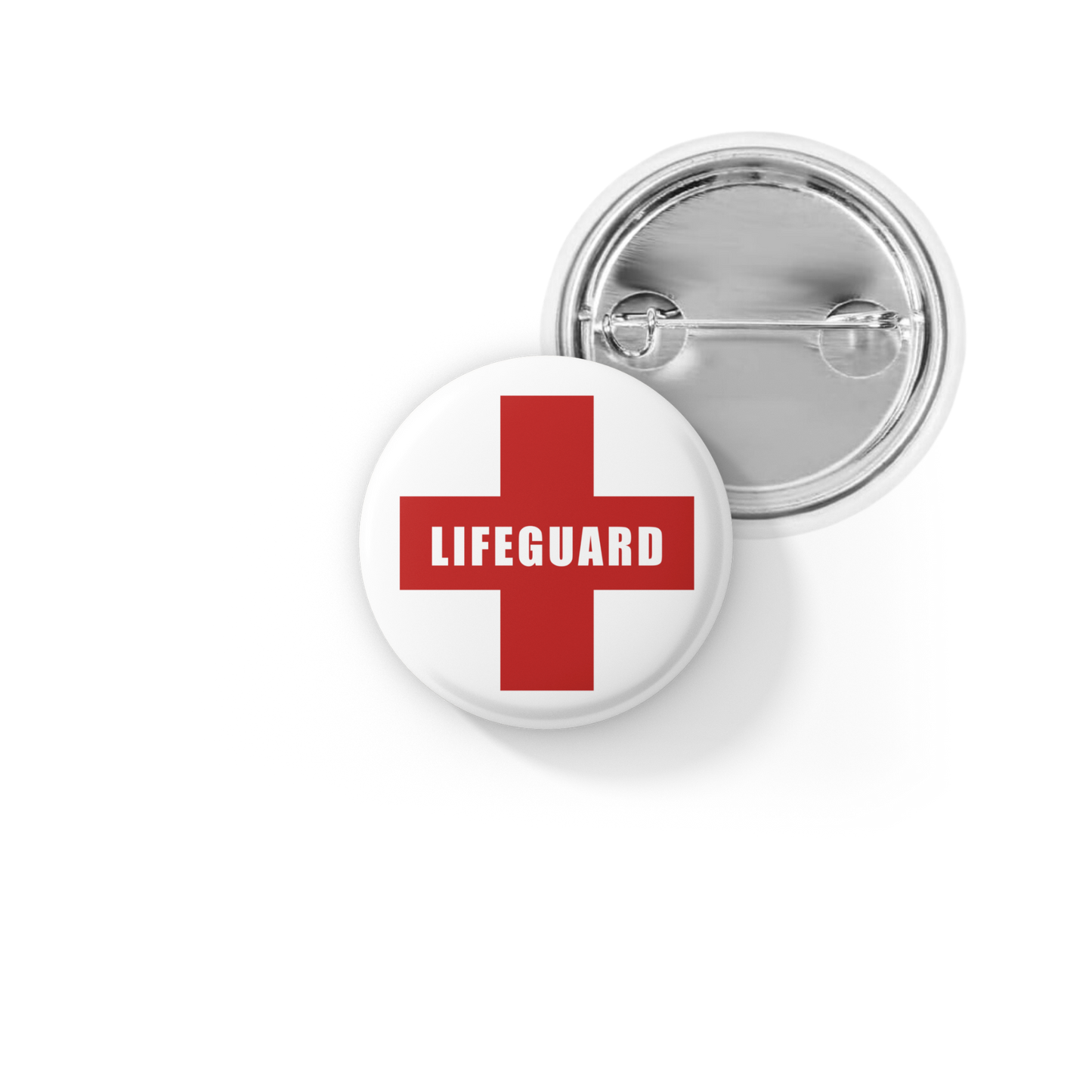 Lifeguard Pin Back Button, Magnet