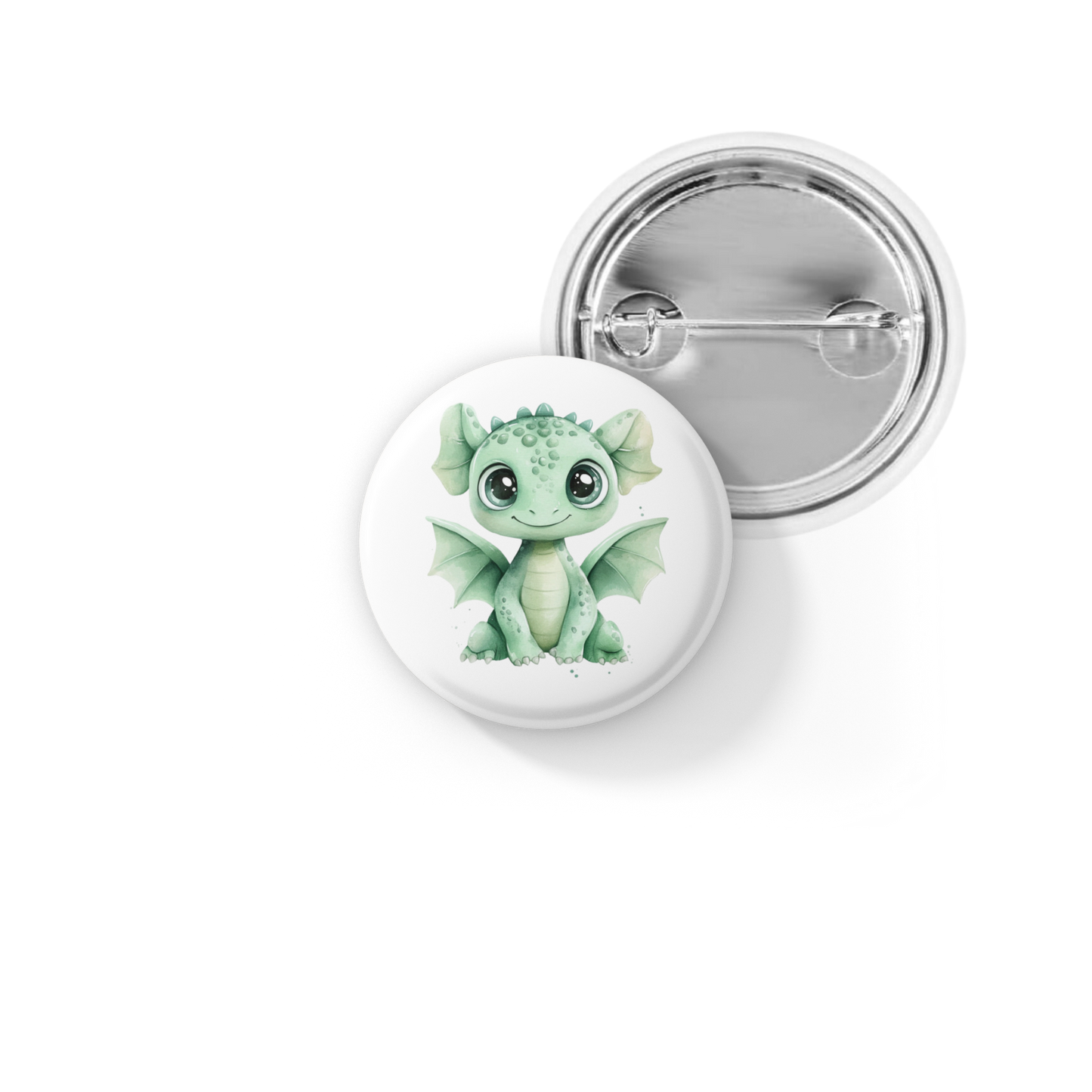 Dragon Pin Back Button, Magnet