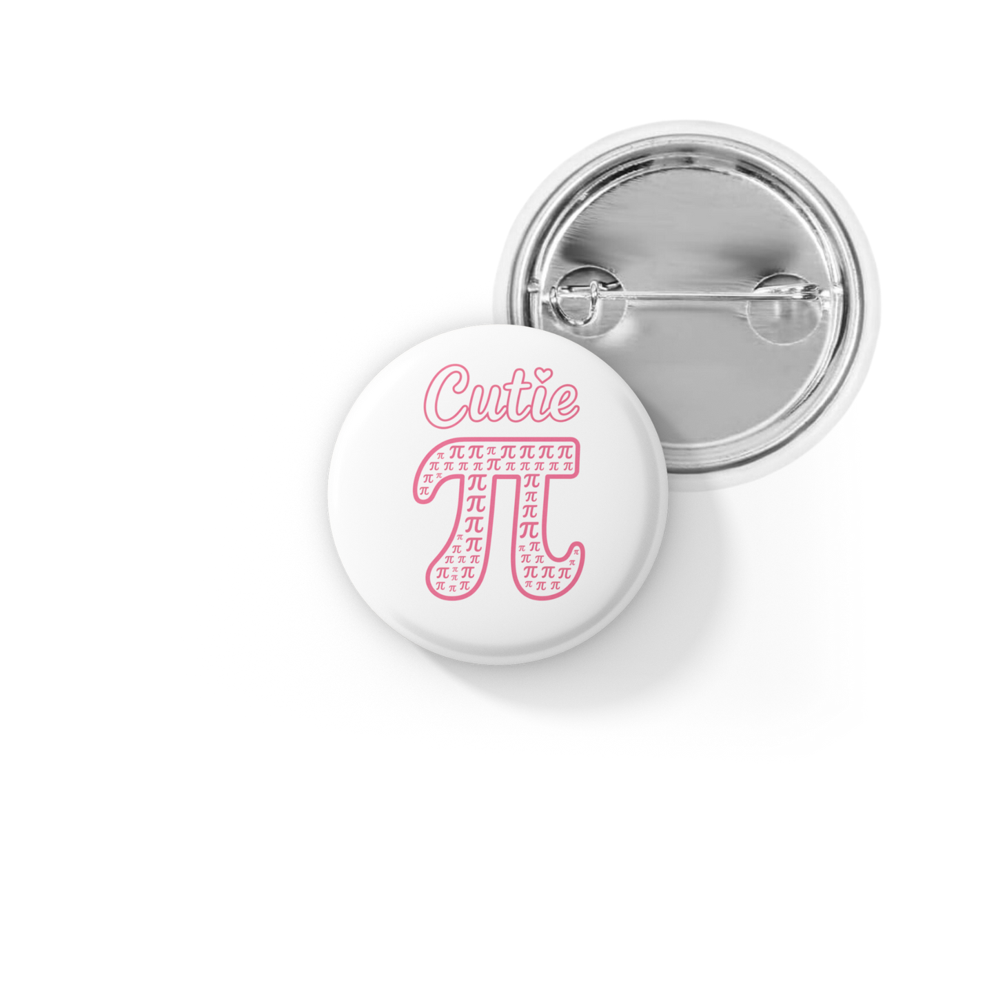 Cutie Pi Pin Back Button, Magnet