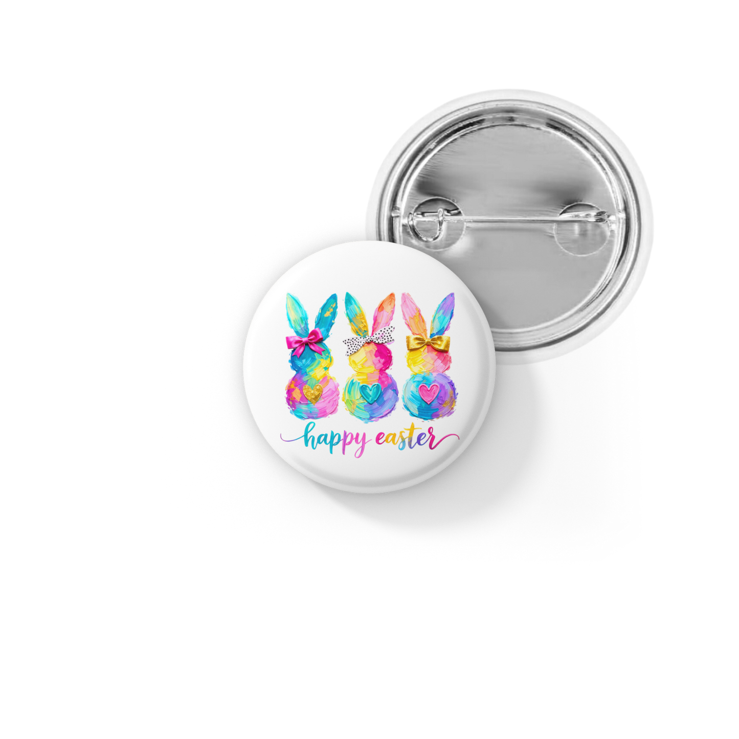 Happy Easter Pin Back Button, Magnet