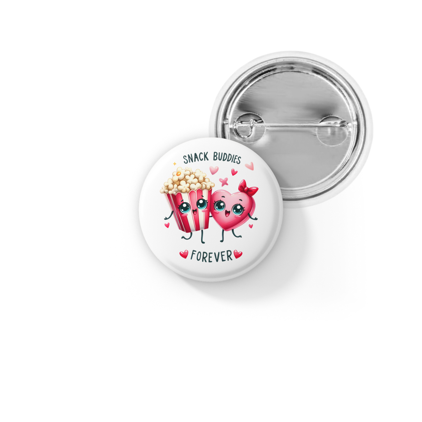 Snack Buddies Forever Pin Back Button, Magnet
