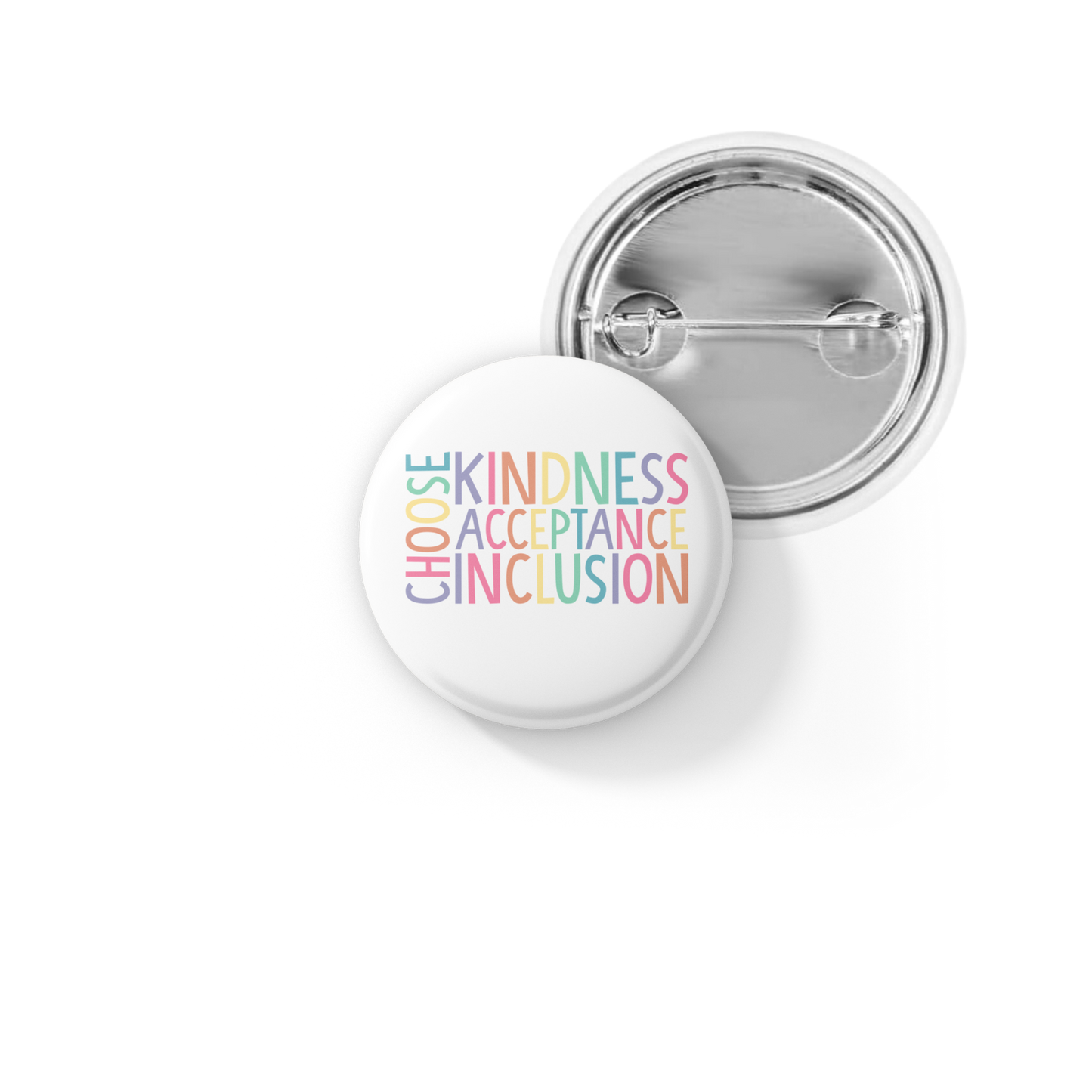 Choose A Kindness Acceptance Inclusion Pin Pin Back Button, Magnet