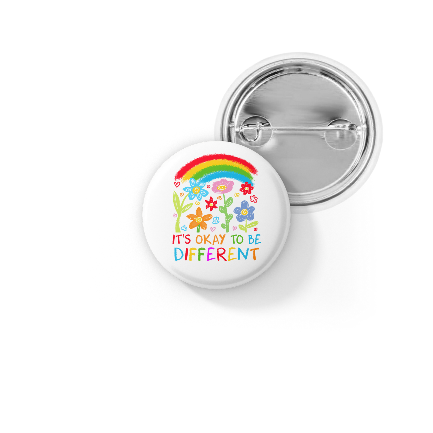 It's Ok To Be Different Pin Back Button, Magnet