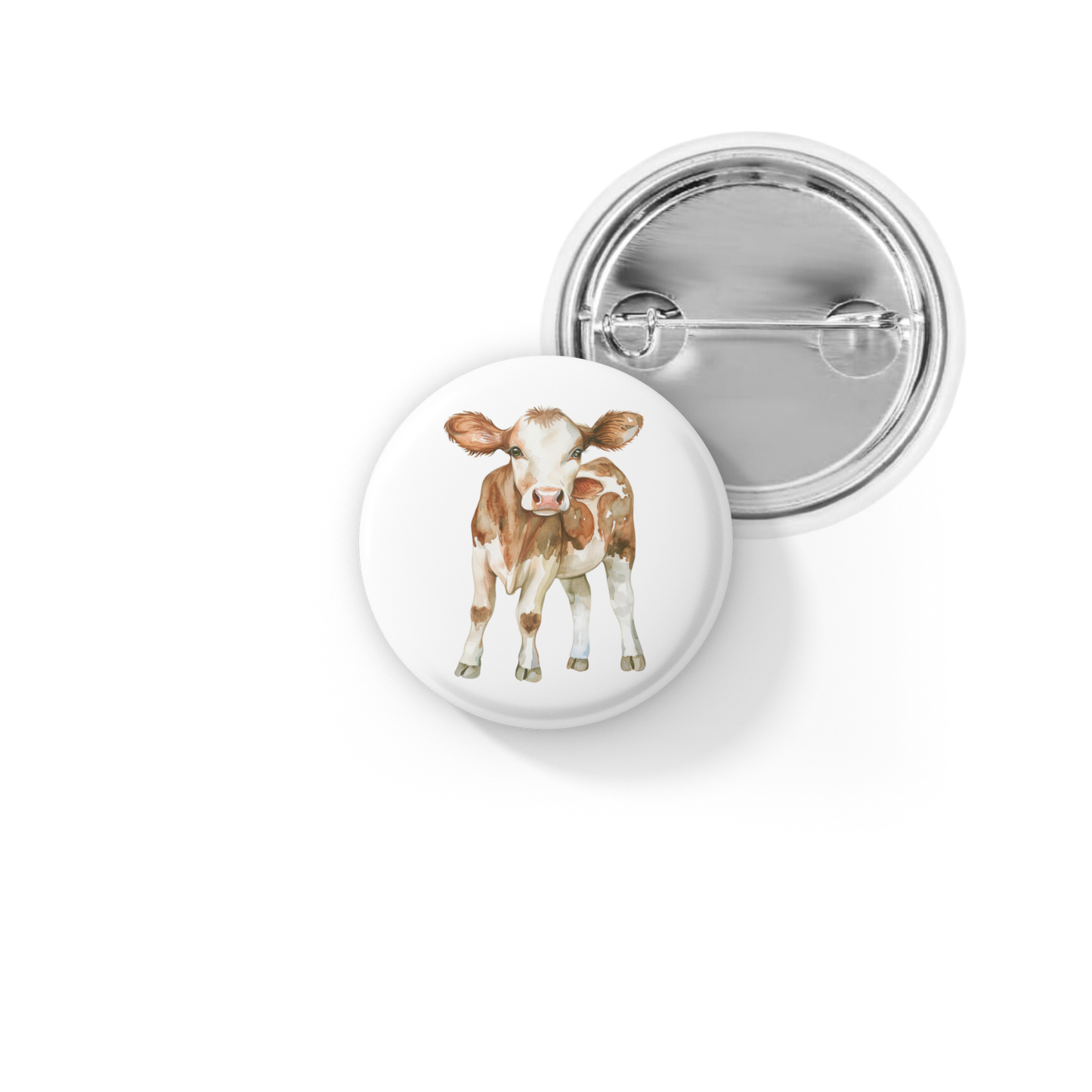 Calf Pin Back Button, Magnet