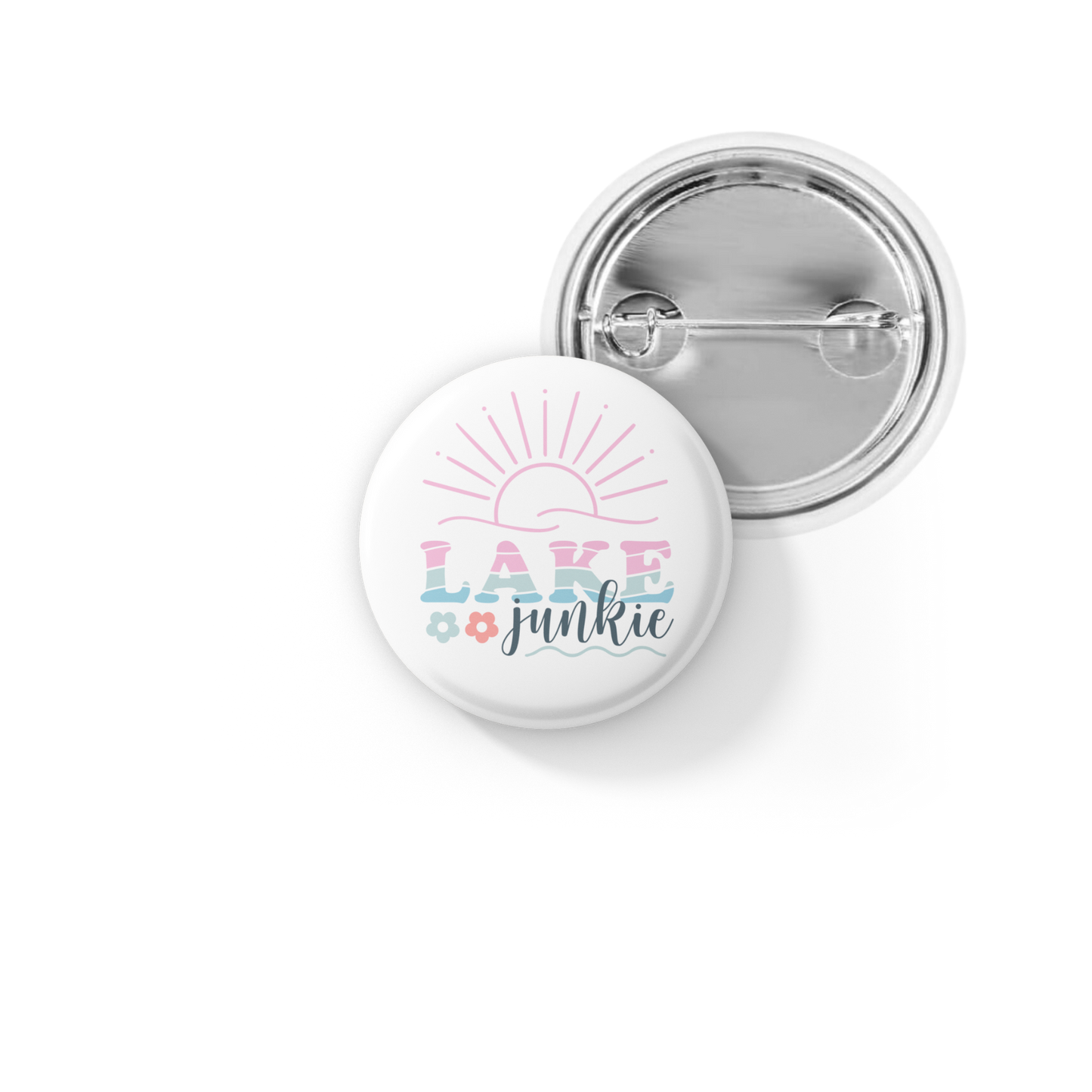 Lake Junkie Pin Back Button, Magnet