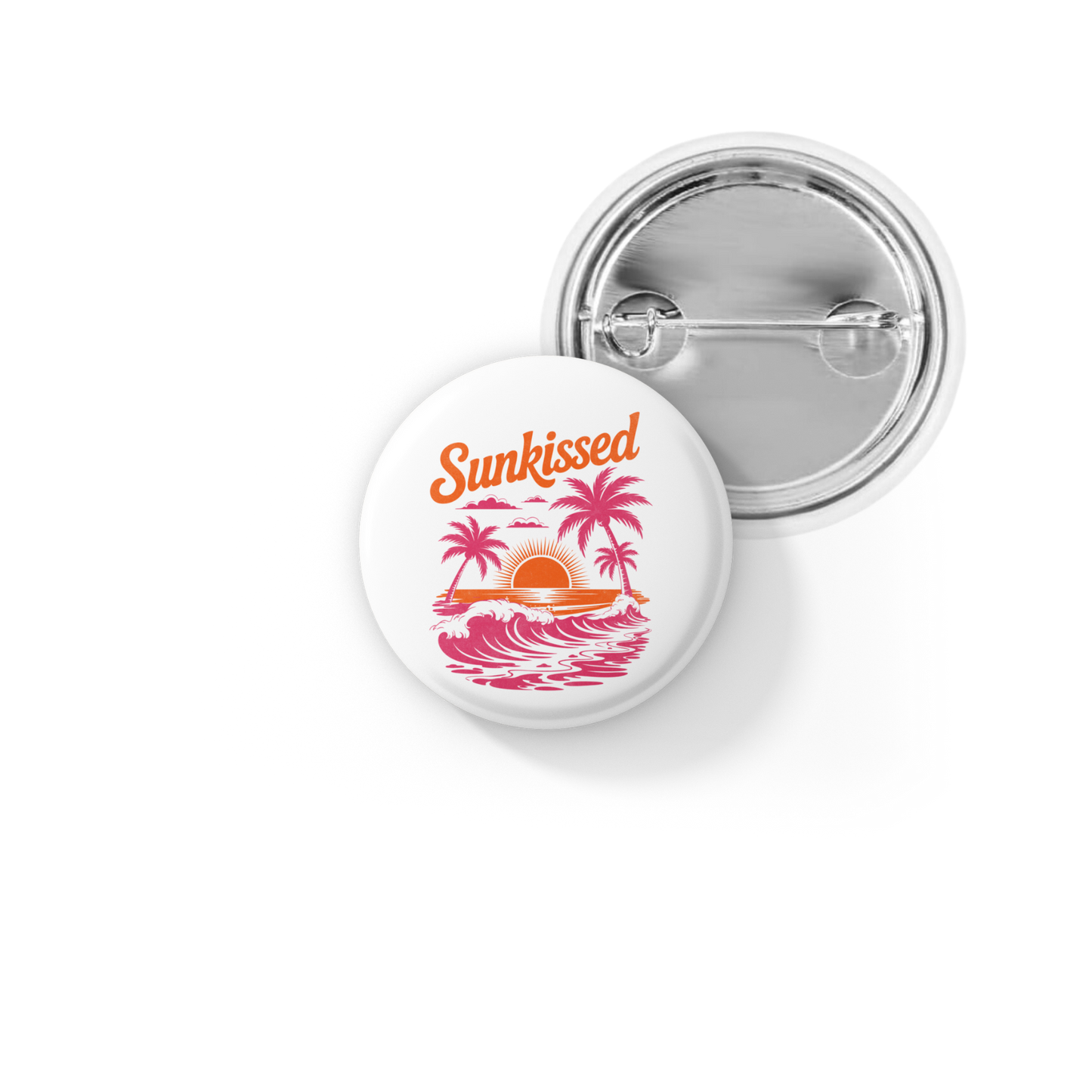Sunkissed Pin Back Button, Magnet