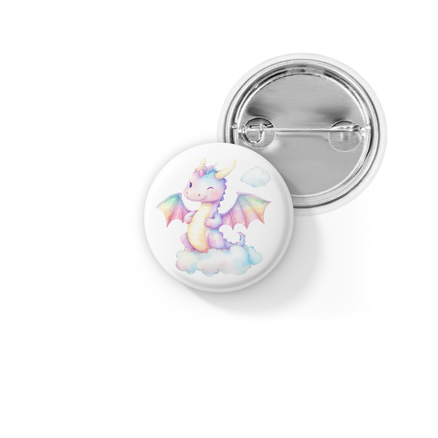 Dragon Pin Back Button, Magnet