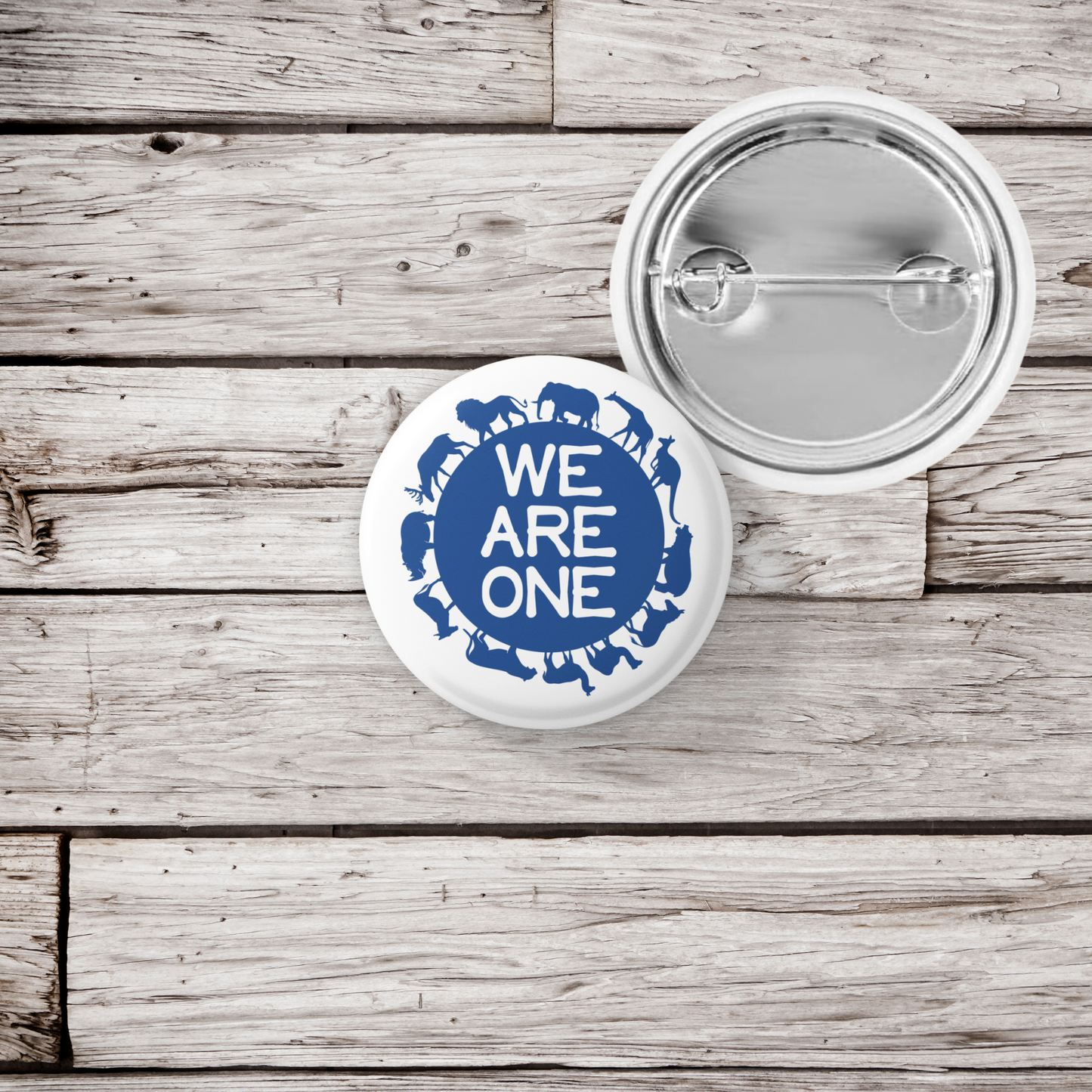 We Are One Pin Back Button, Magnet