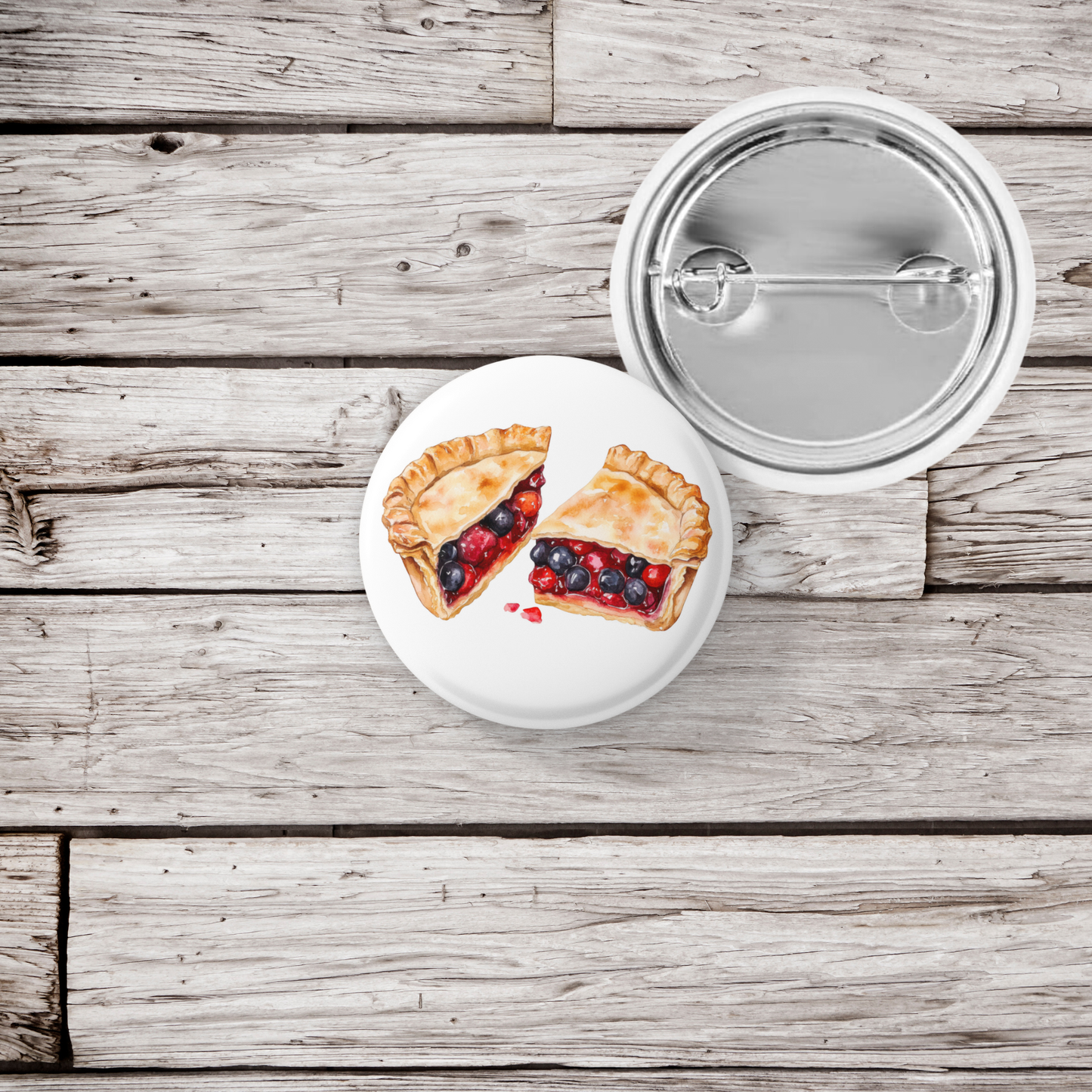 Berry Pie Pin Back Button, Magnet