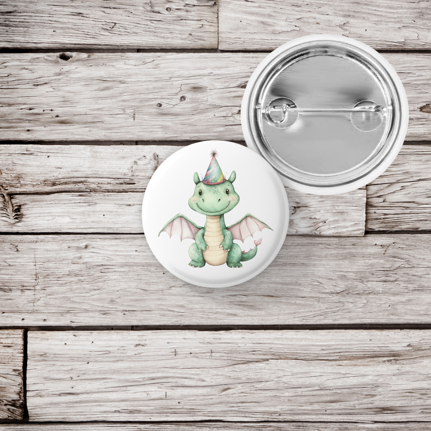 Dragon Pin Back Button, Magnet