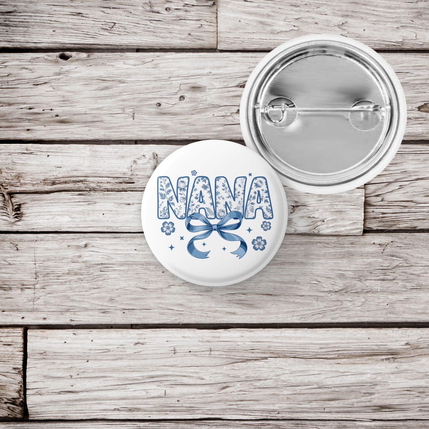 Nana Pin Back Button, Magnet
