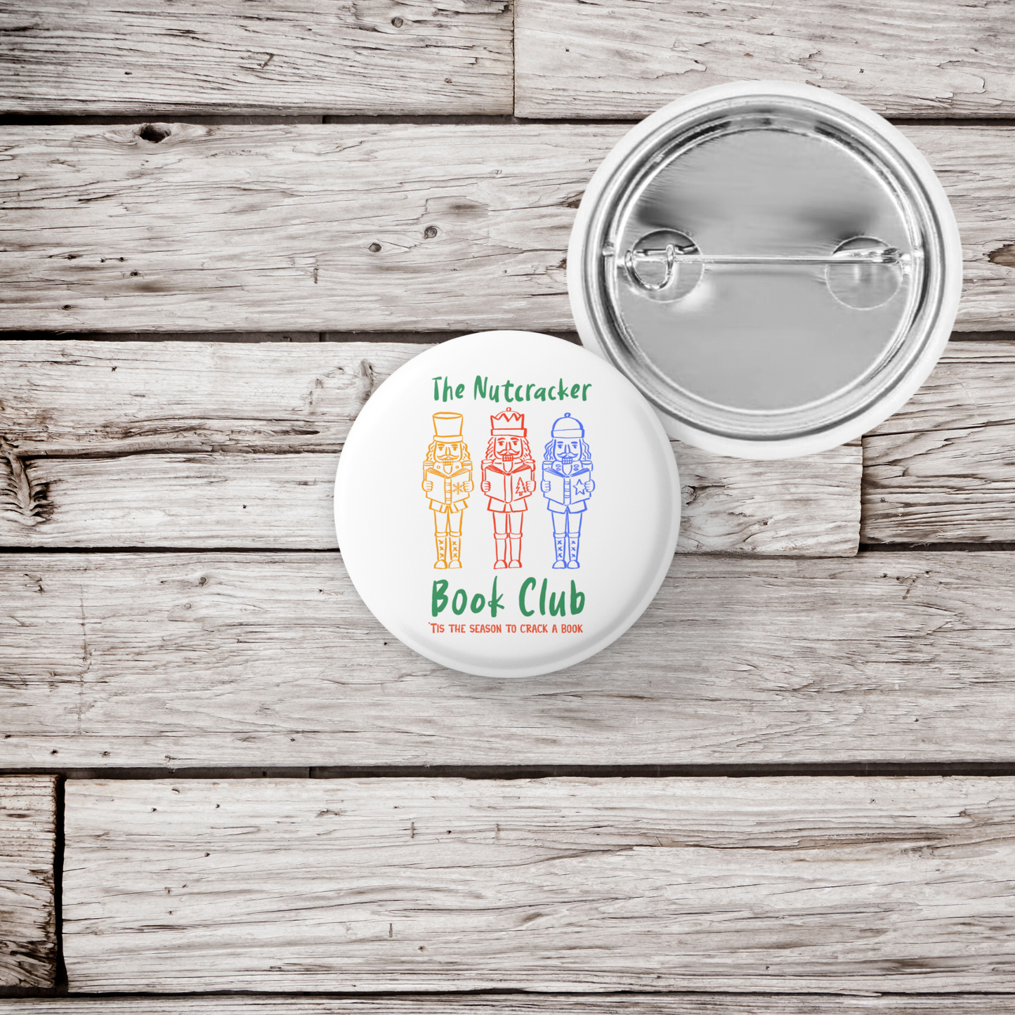 The Nutcracker Book Club Pin Back Button, Magnet