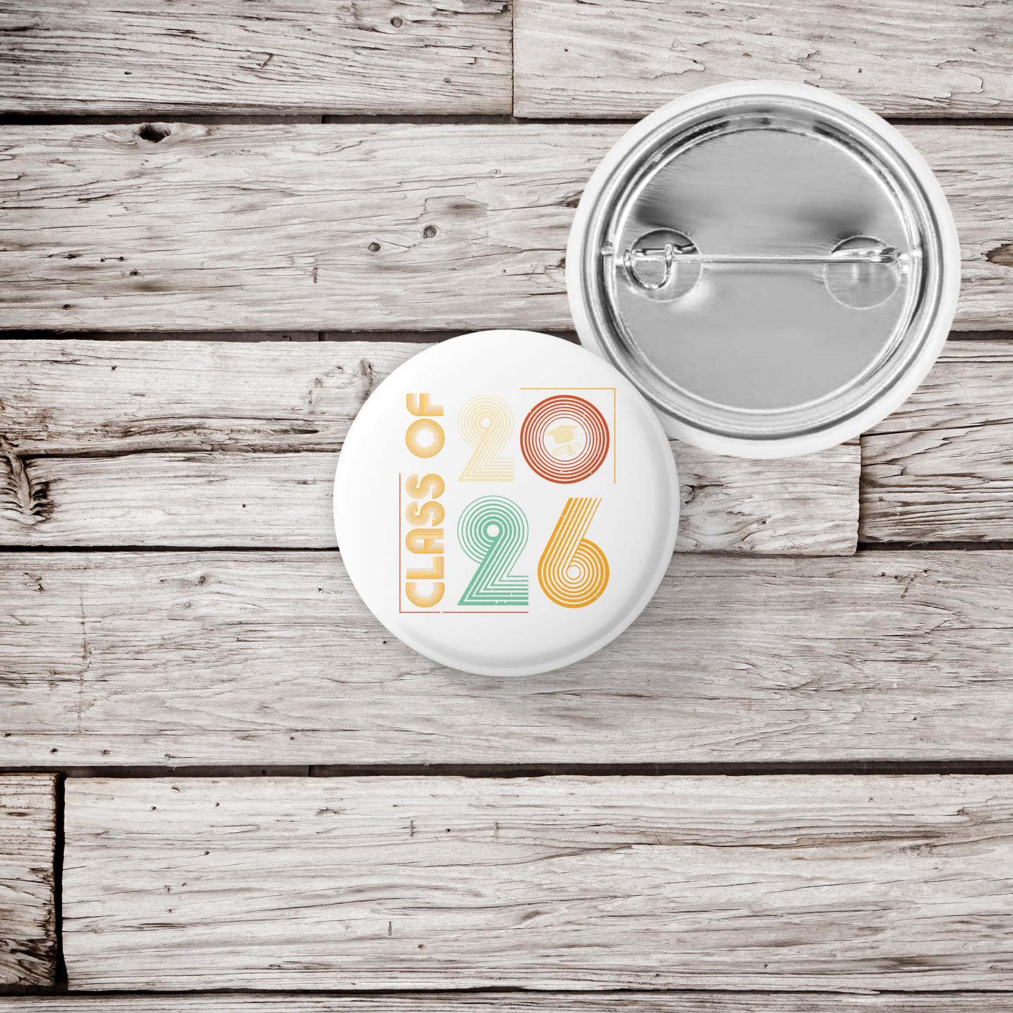 Class Of 2026 Pin Pin Back Button, Magnet