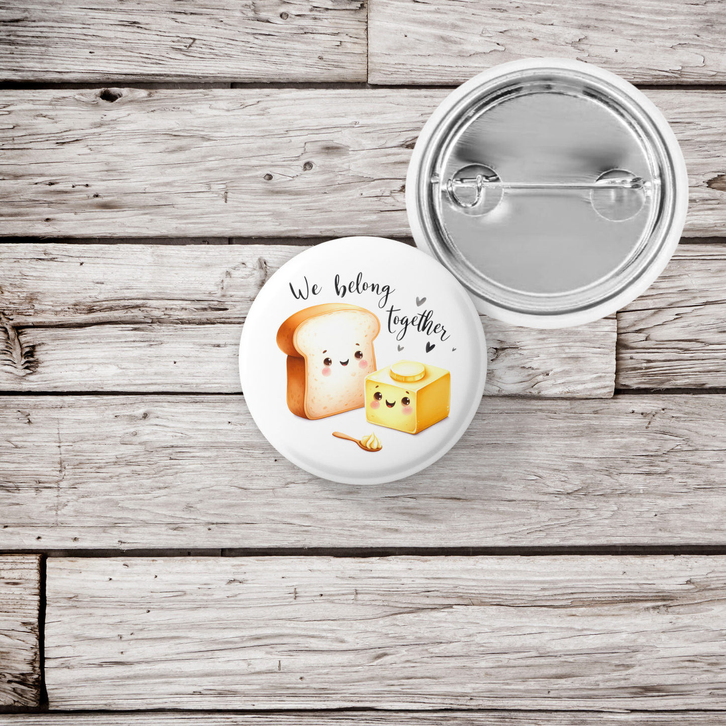We Belong Together Pin Back Button, Magnet