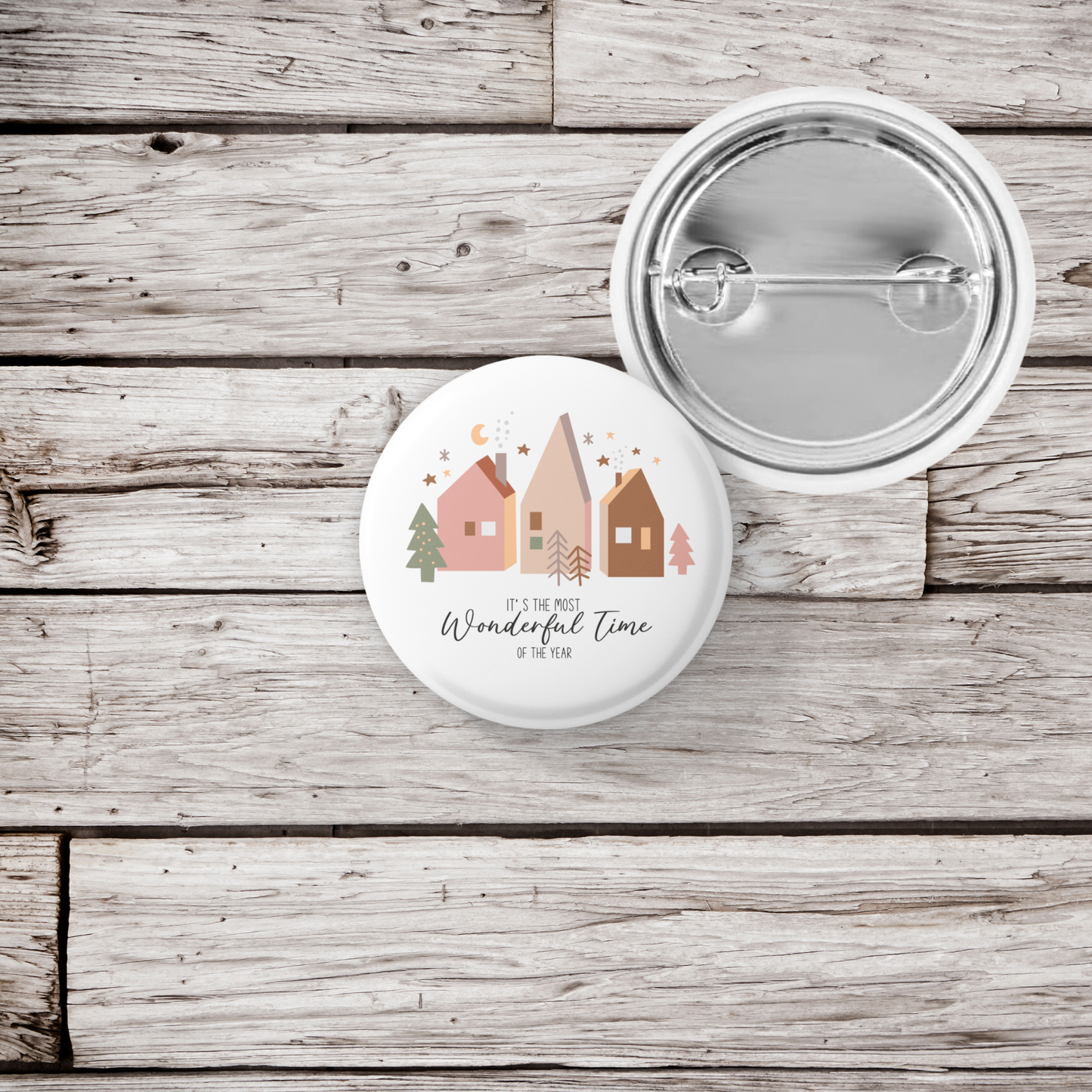 It's The Most Wonderful Time Pin Back Button, Magnet