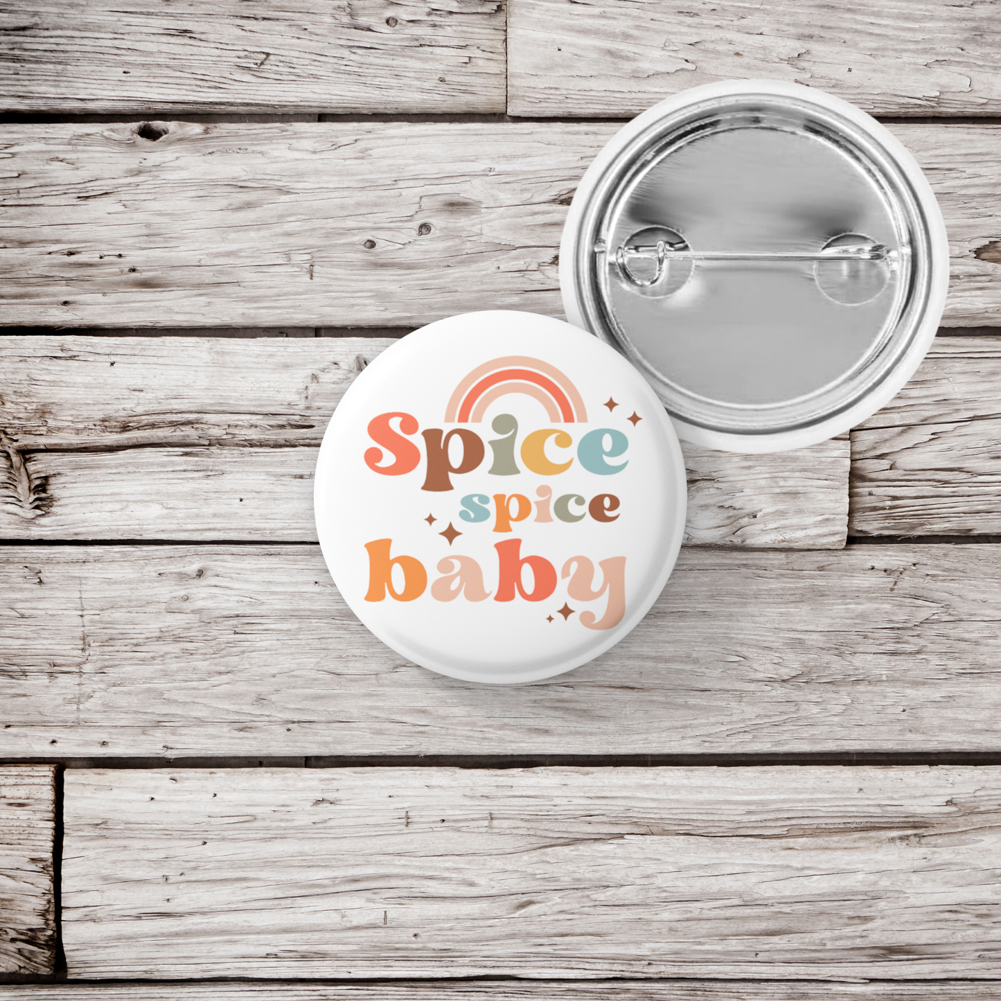 Spice Spice Baby Pin Back Button, Magnet, Keychain