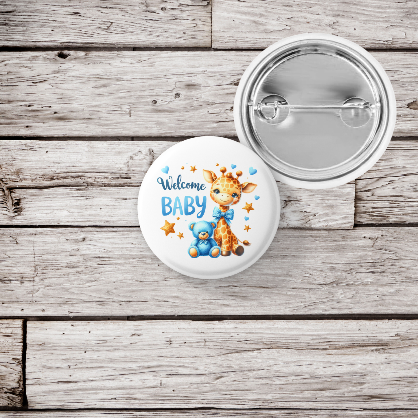 Welcome Baby Pin Back Button, Magnet