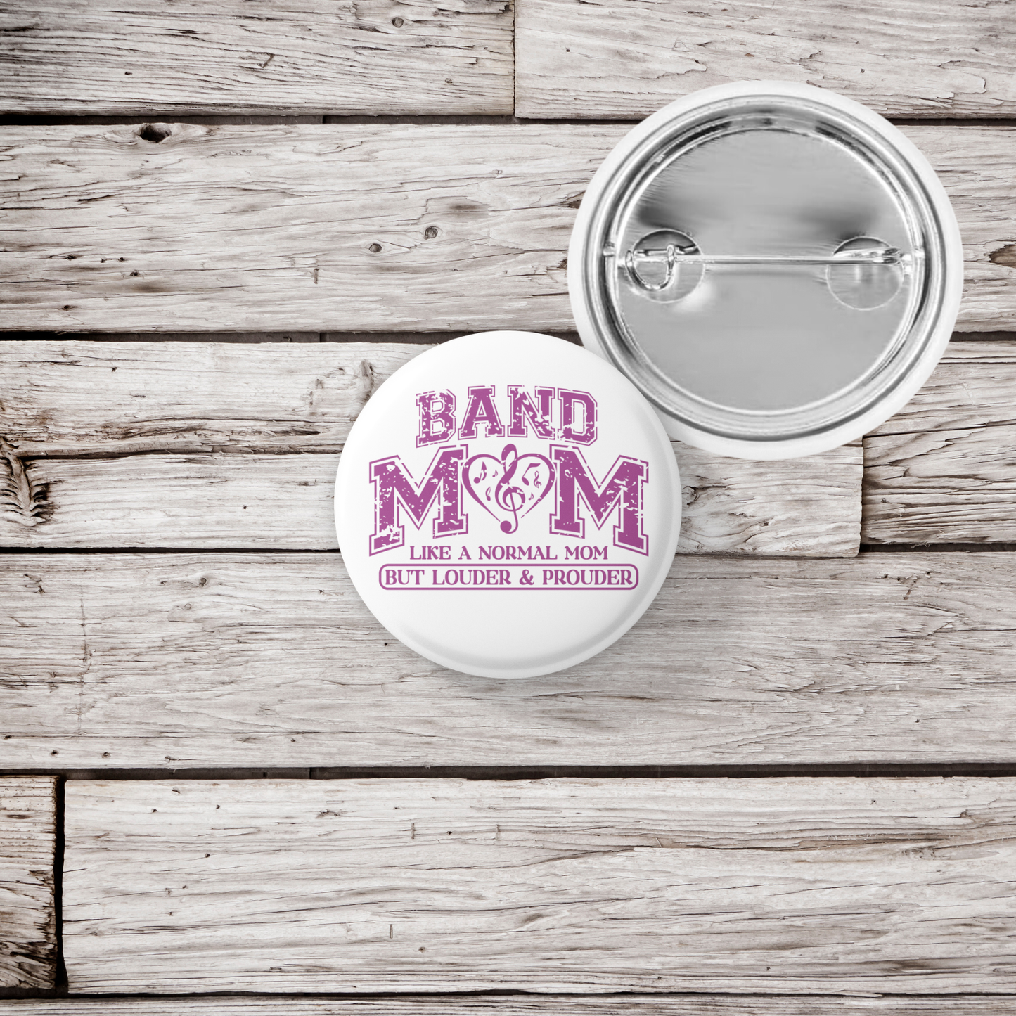 Band Mom Pin Back Button, Magnet