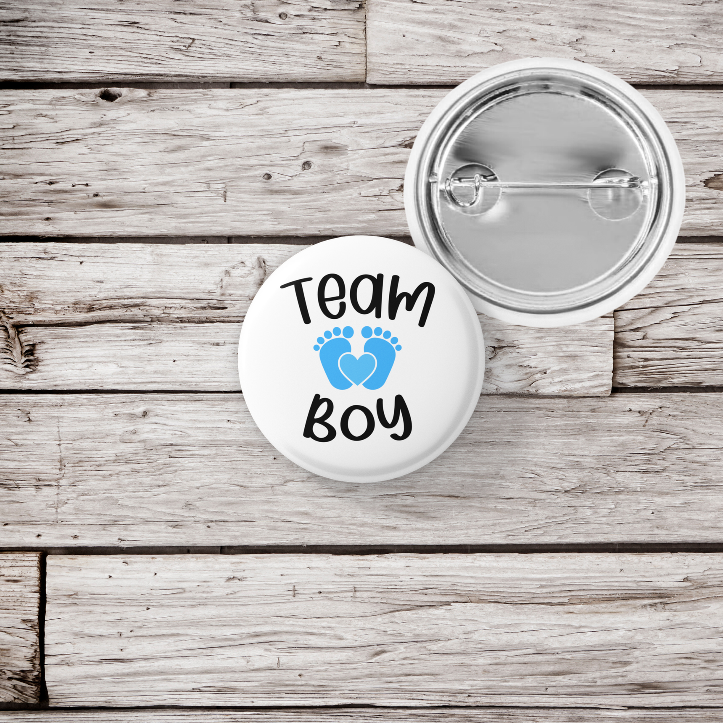 Team Boy Pin Back Button, Magnet