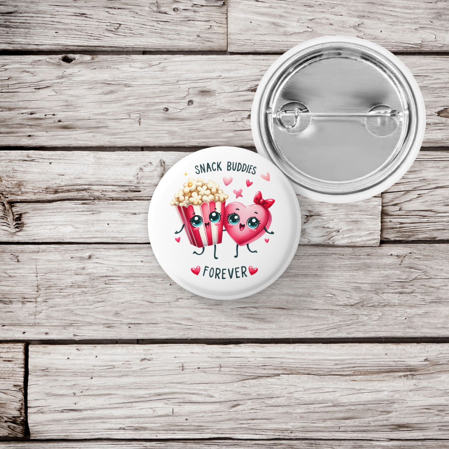 Snack Buddies Forever Pin Back Button, Magnet