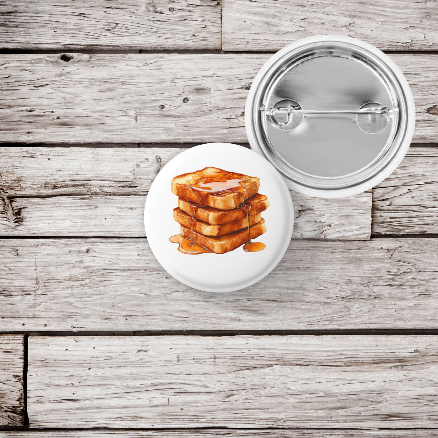 French Toast Pin Back Button, Magnet