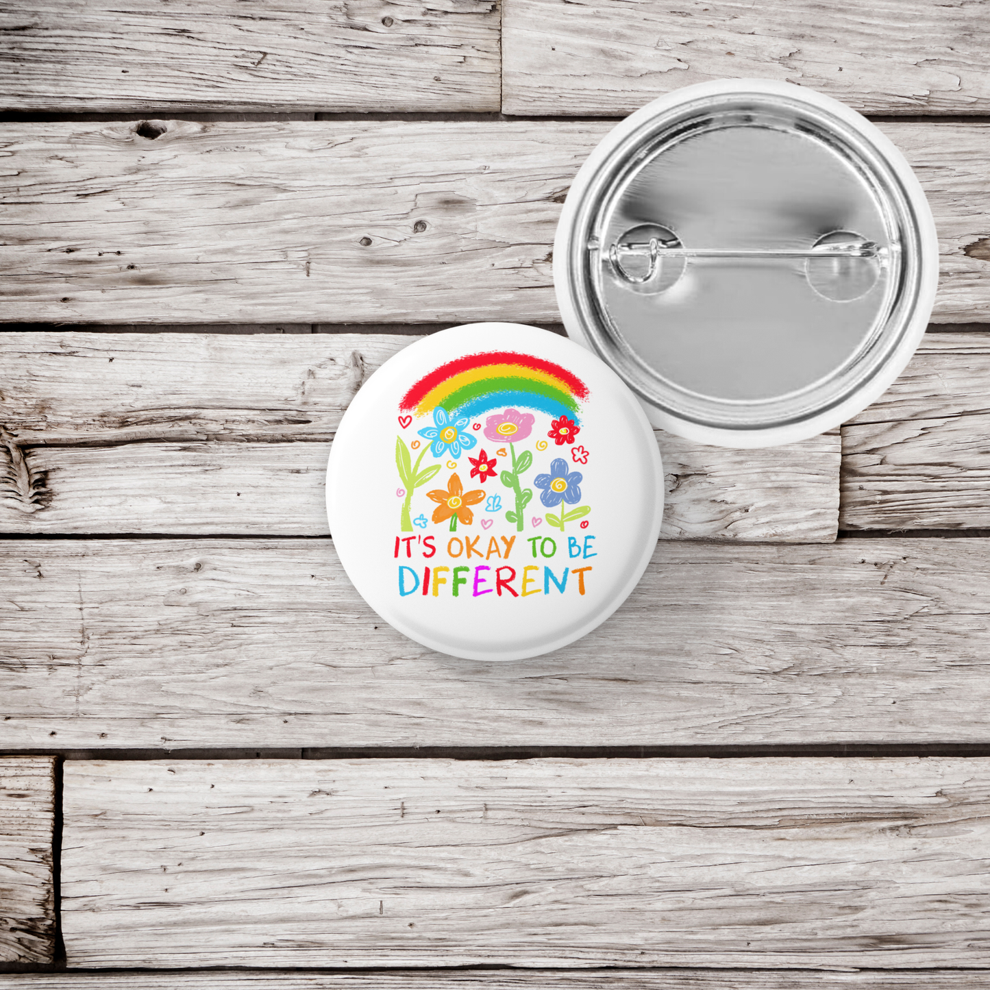It's Ok To Be Different Pin Back Button, Magnet