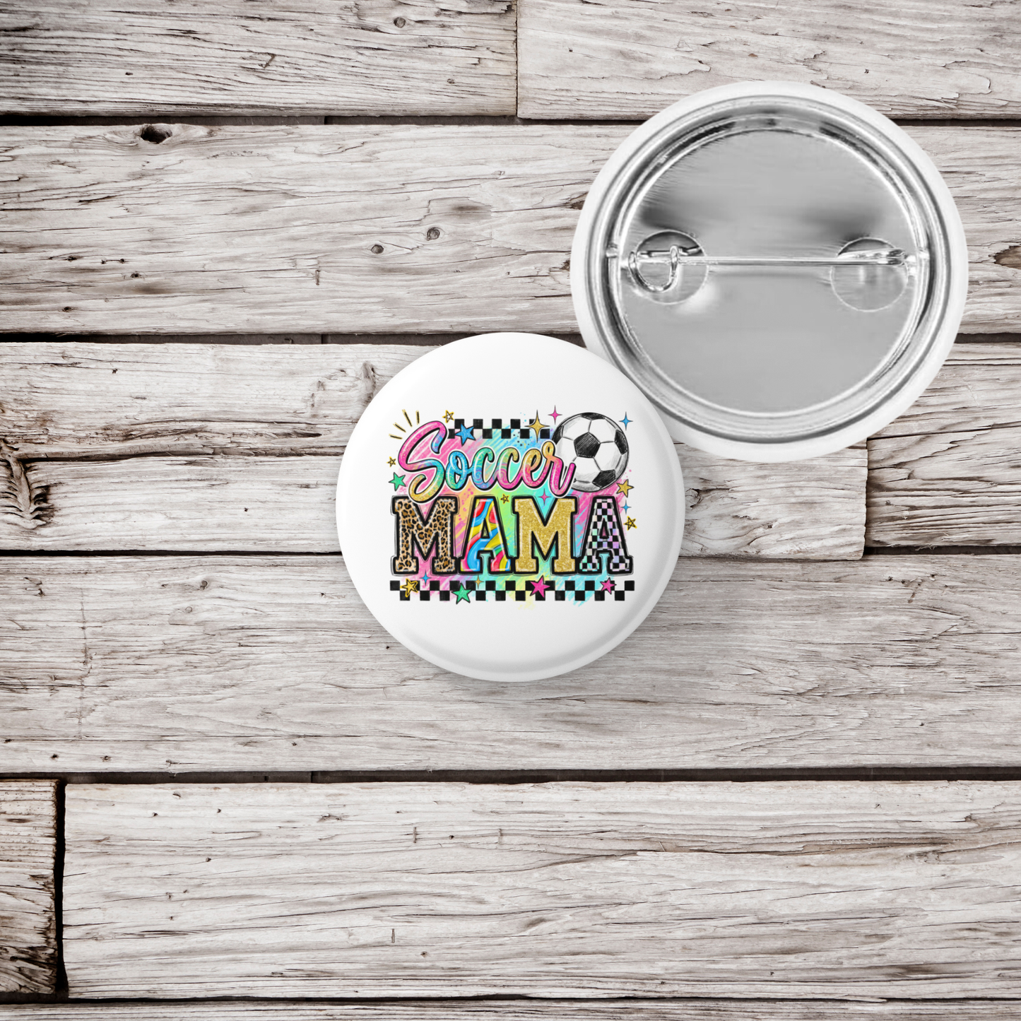 Soccer Mama Pin Back Button, Magnet