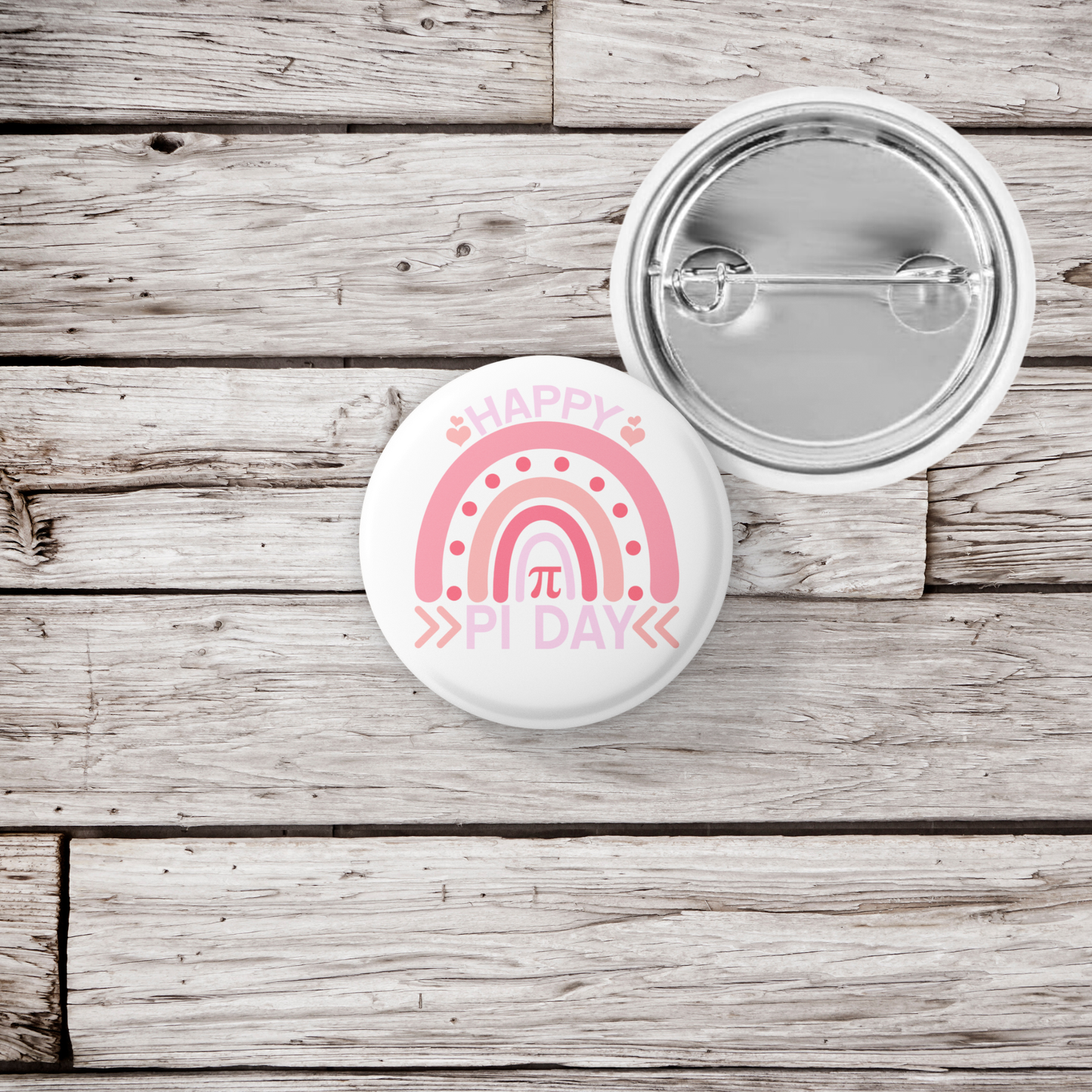 Happy Pi Day Pin Back Button, Magnet