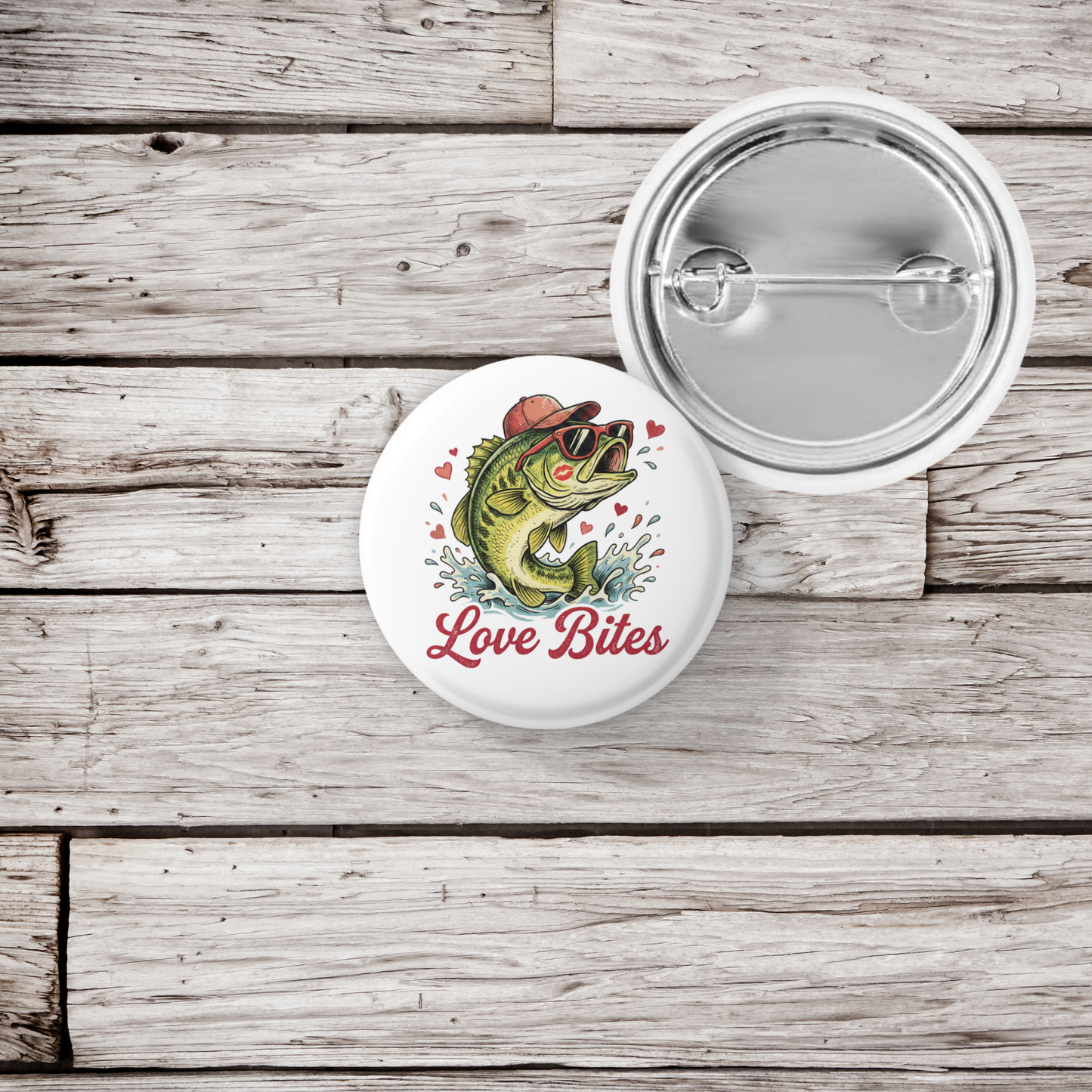 Love Bites Pin Back Button, Magnet