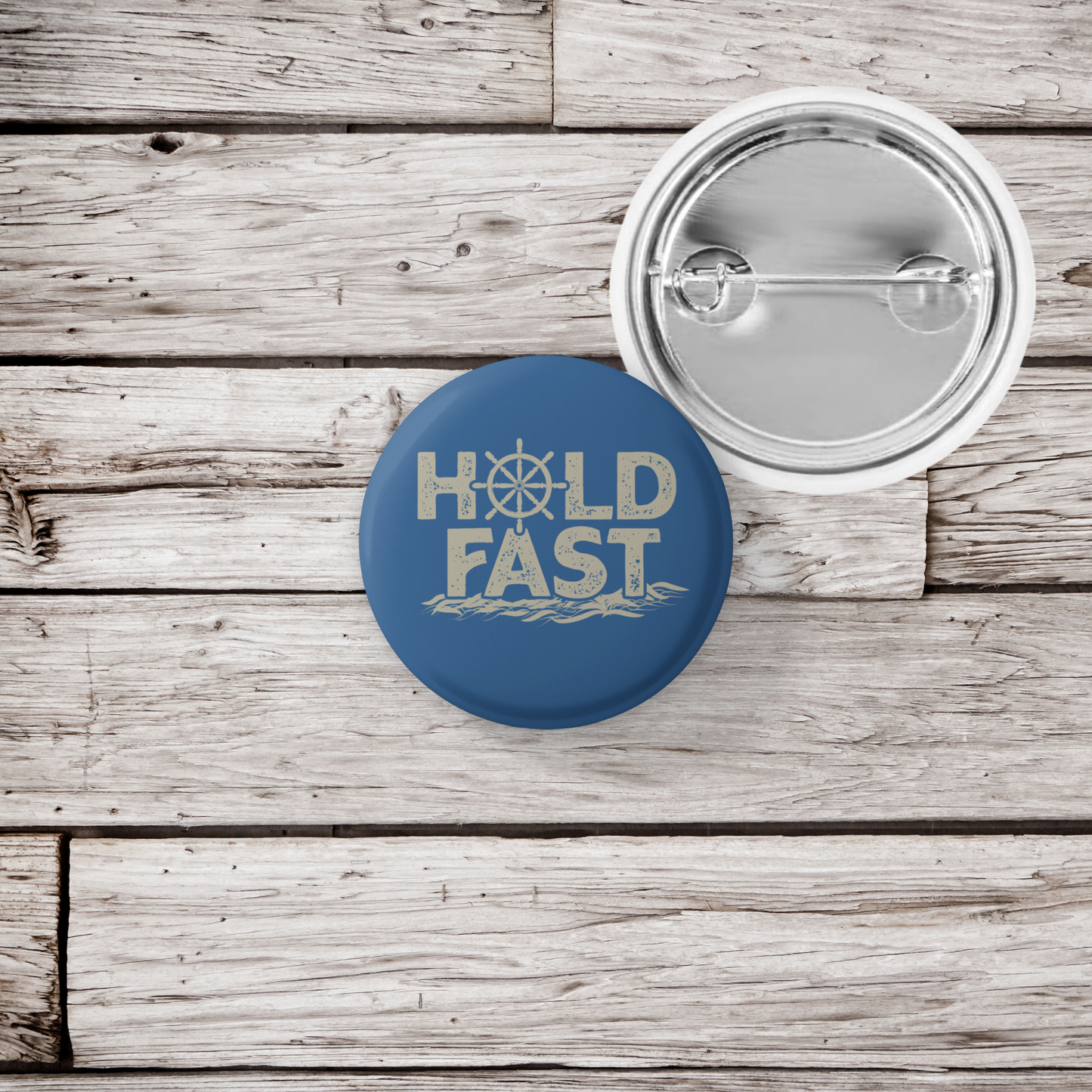 Hold Fast Pin Back Button, Magnet