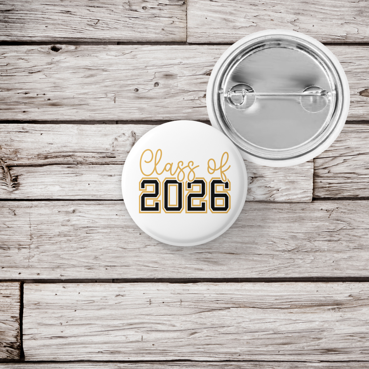 Class Of 2026 Pin Pin Back Button, Magnet