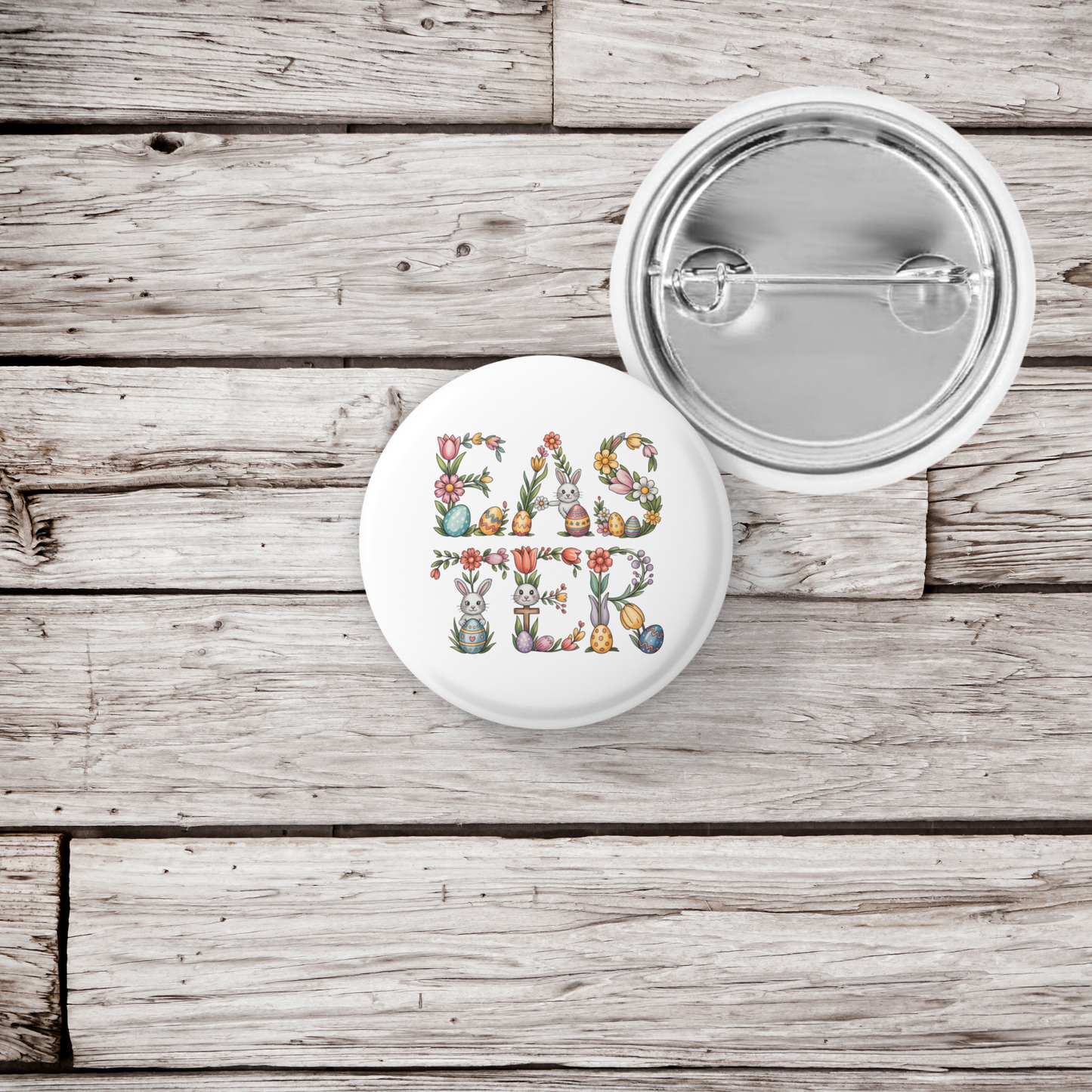Easter Pin Back Button, Magnet