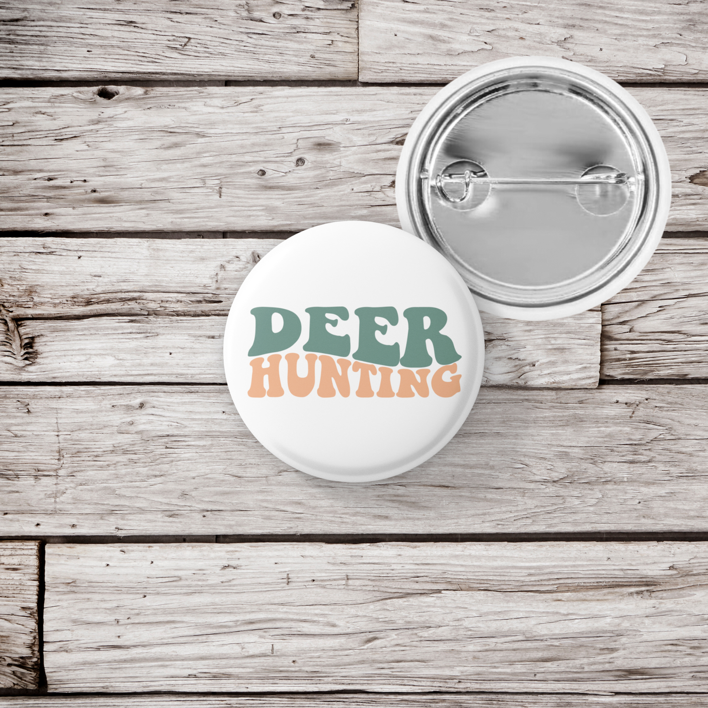 Deer Hunting Pin Back Button, Magnet, Keychain