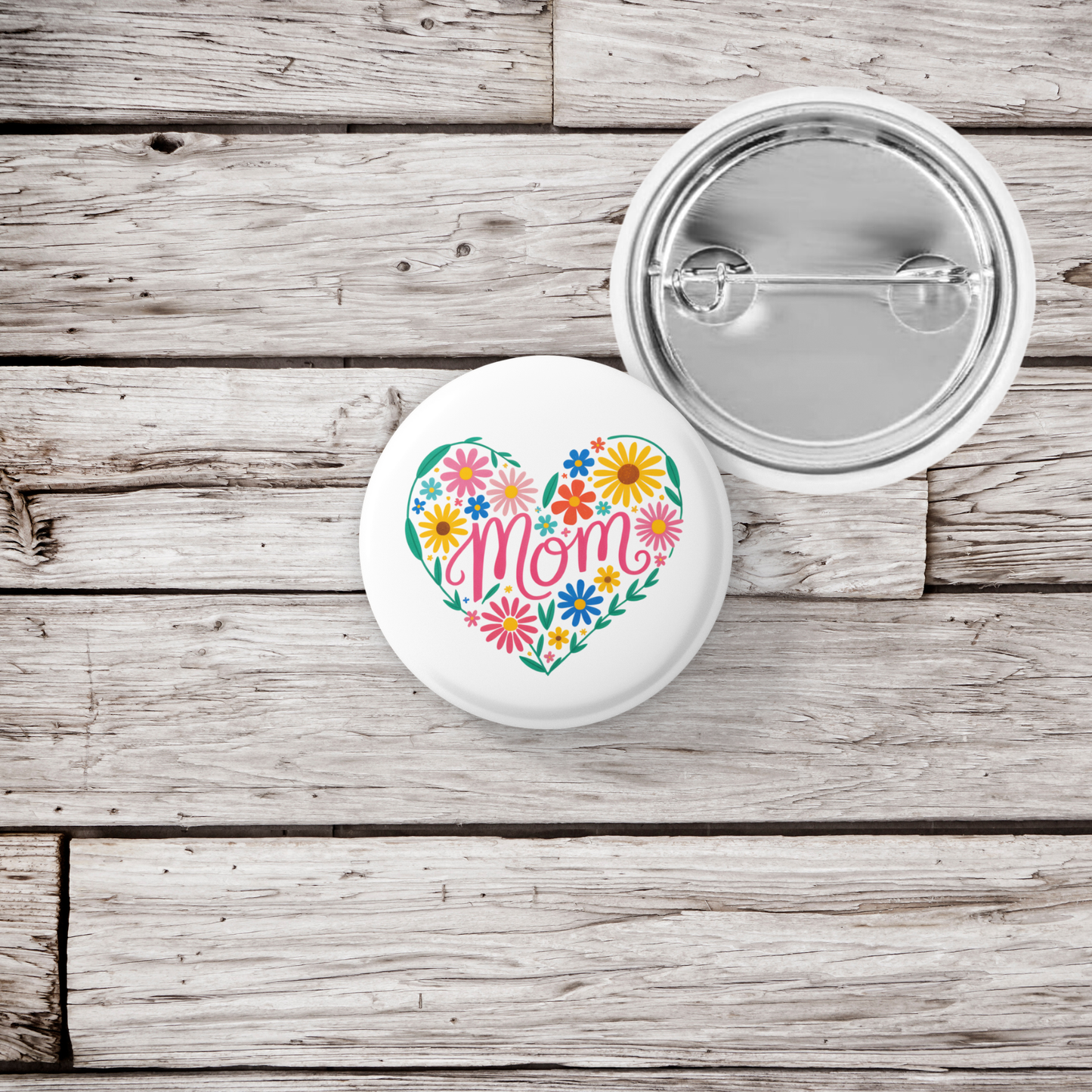 Mom Pin Back Button, Magnet