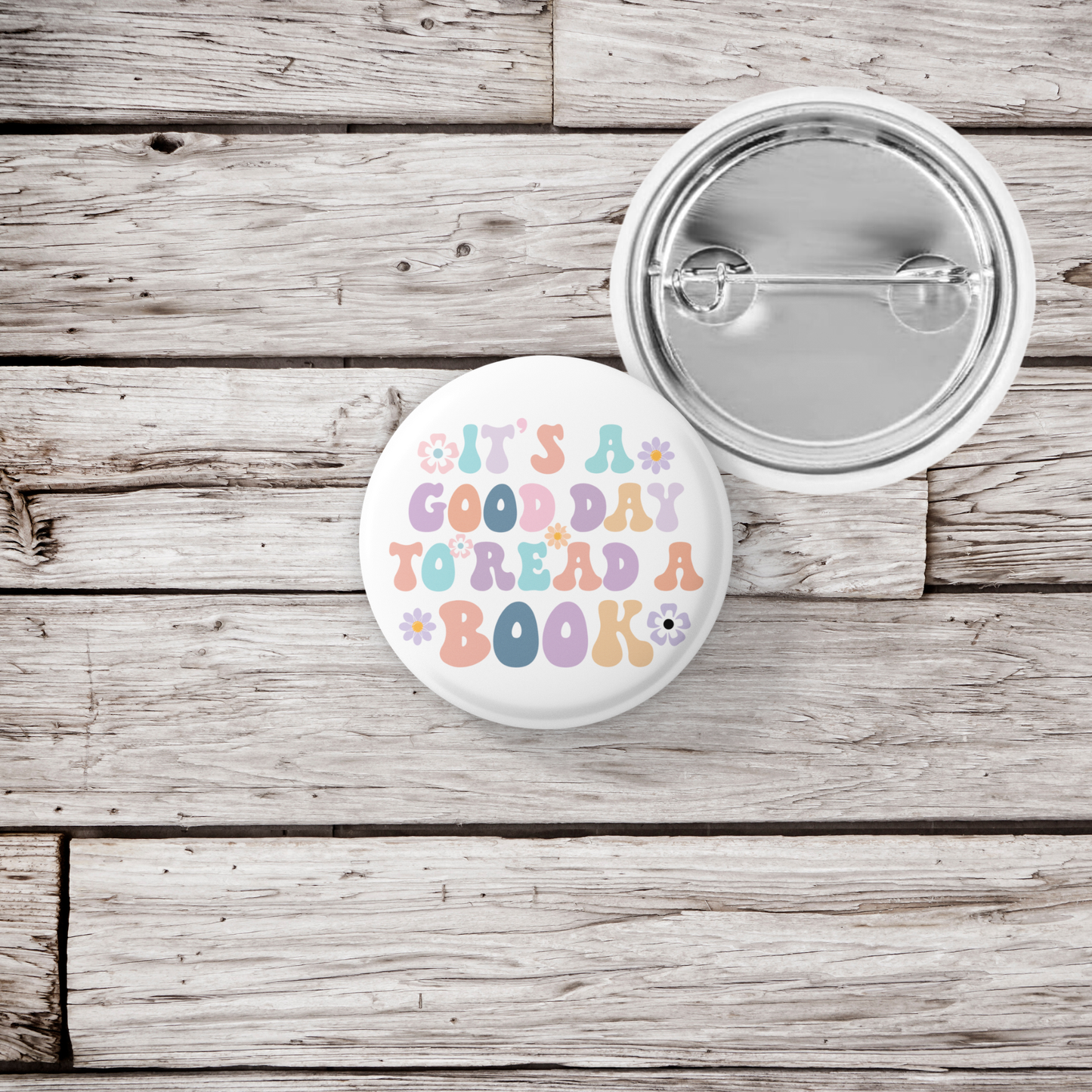 It's A Good Day To Read A Book Pin Back Button, Magnet