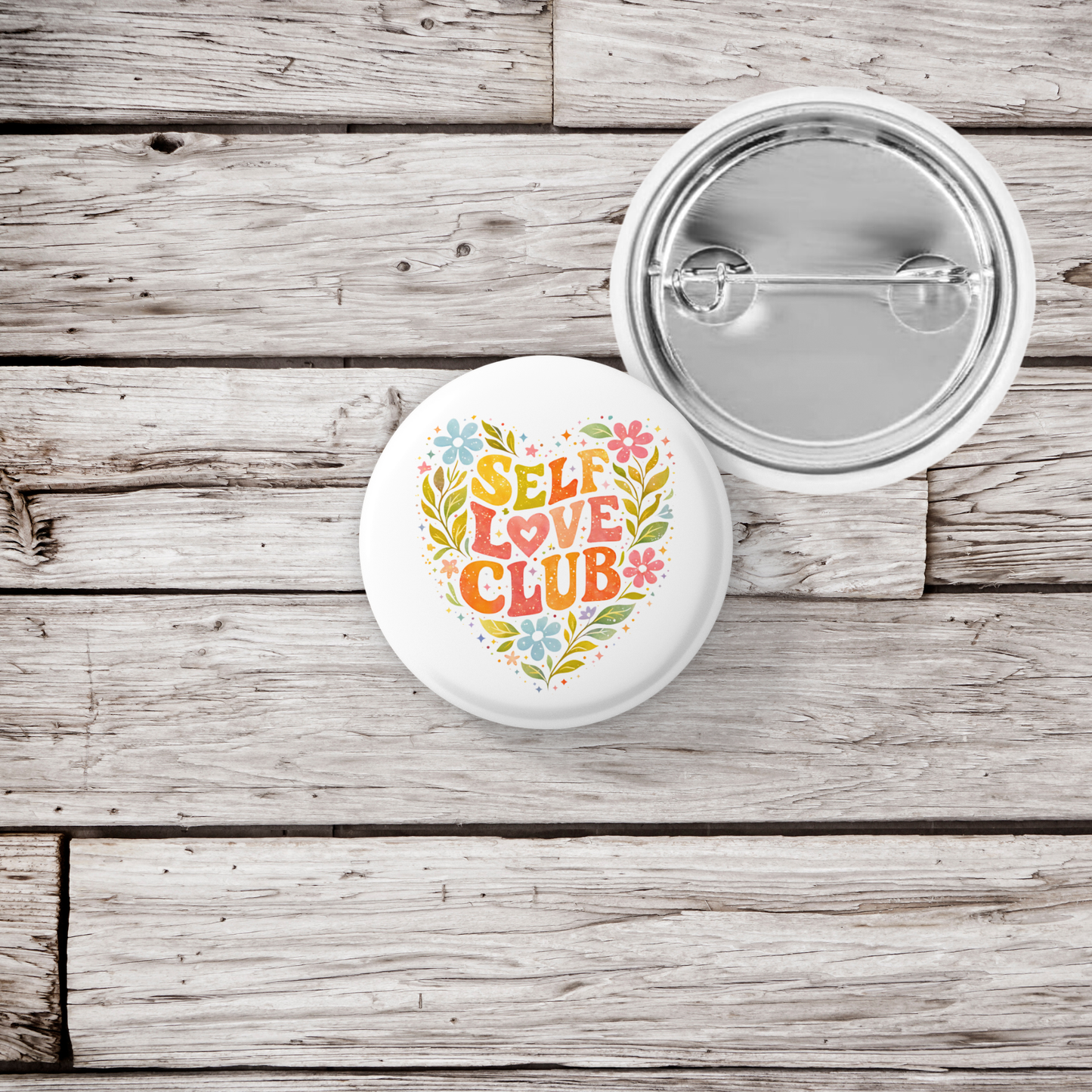 Self Love Club Pin Back Button, Magnet