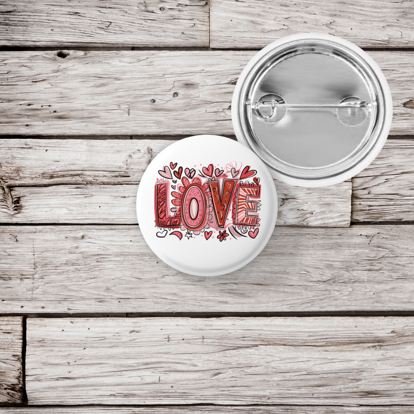 Love Pin Back Button, Magnet