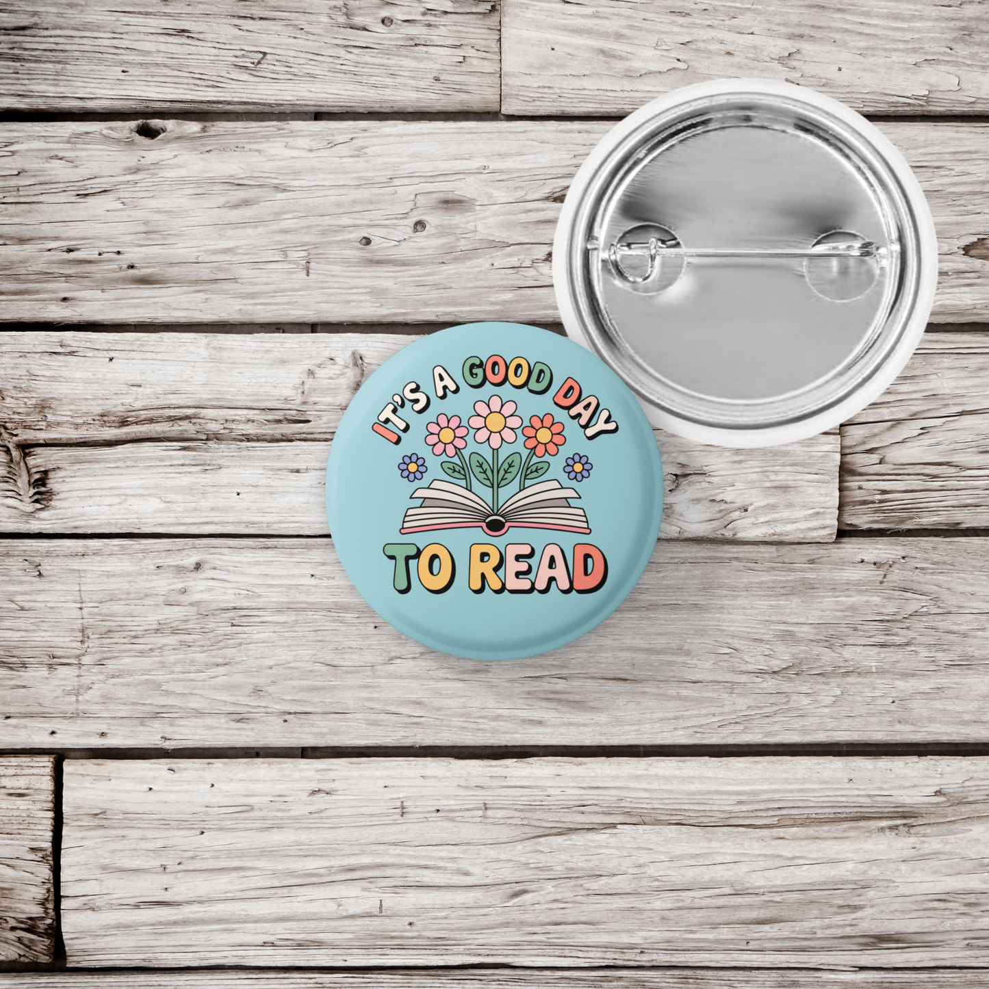 It's A Good Day To Read Pin Back Button, Magnet