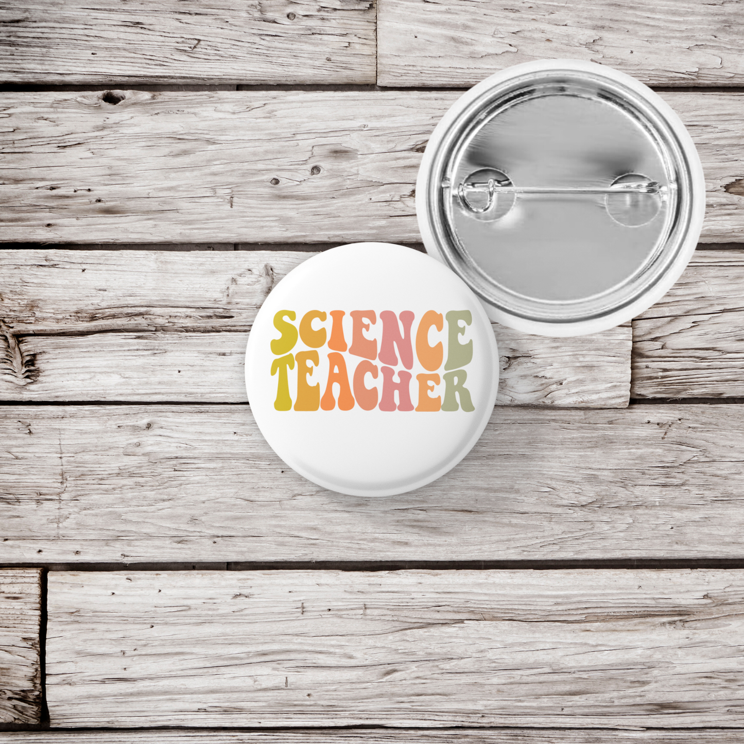 Science Teacher Pin Back Button, Magnet